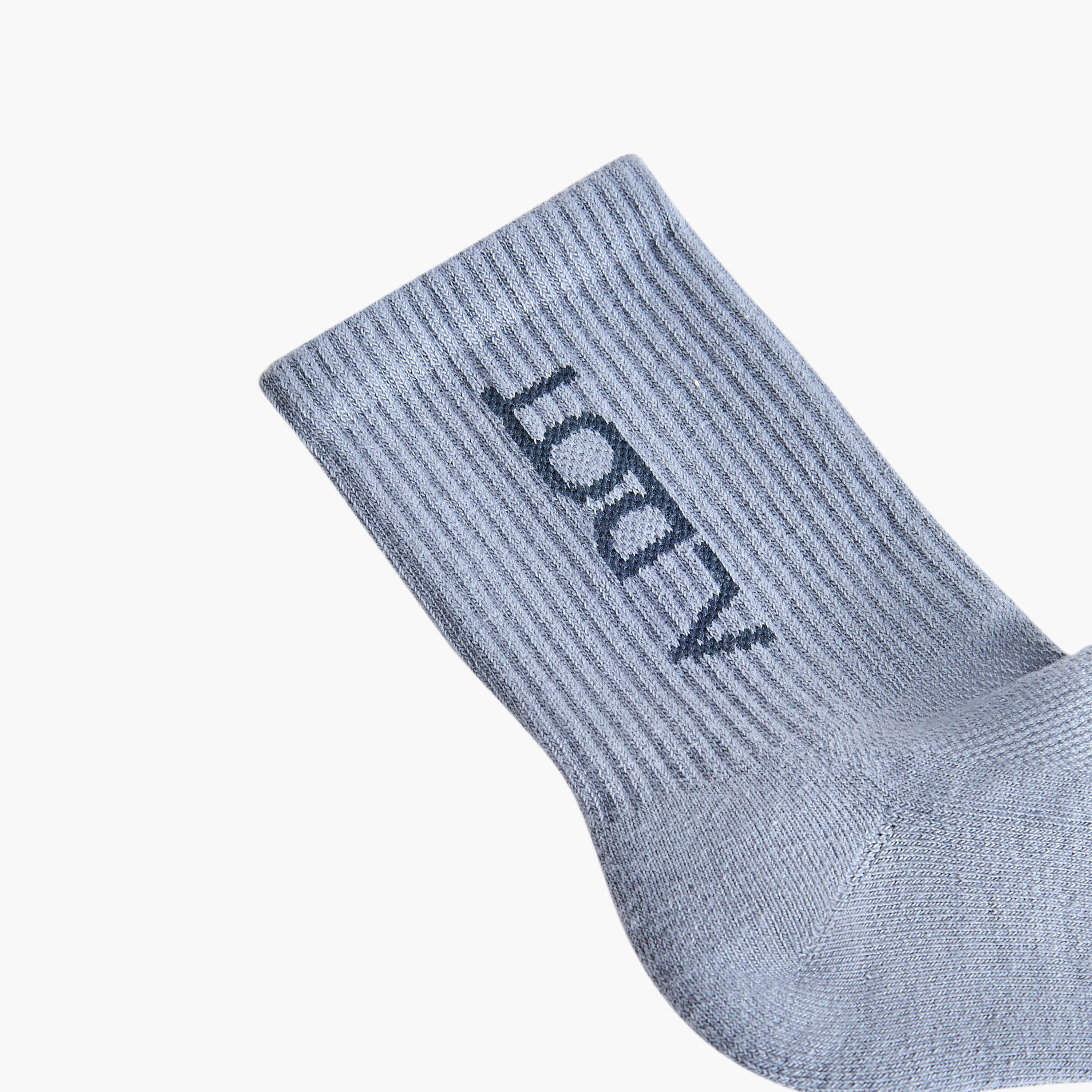 Set of 3 - Textured Crew Length Socks-men-socks-image-3