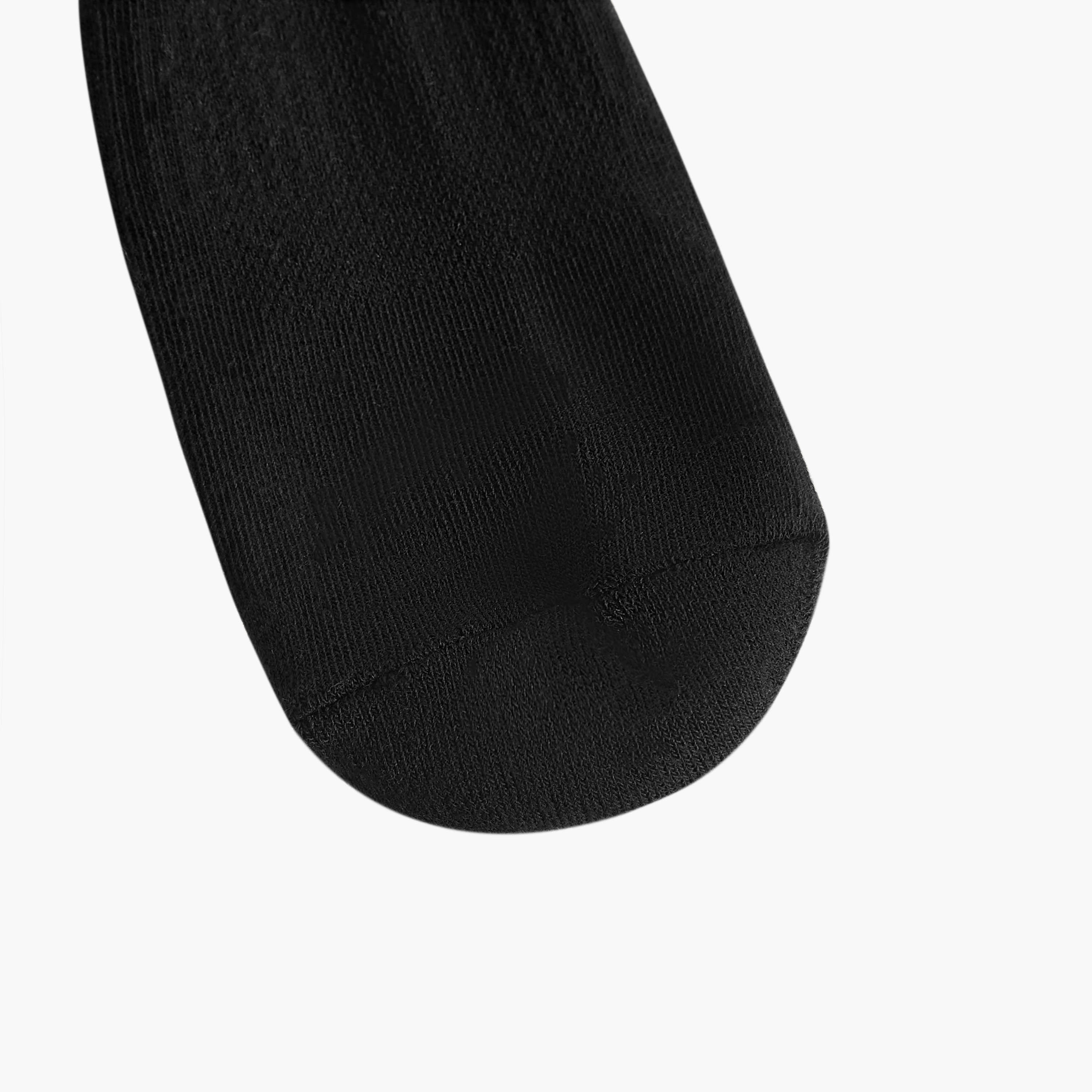 طقم جوارب 3 أزواج بارزة الملمس بطول ربلة الساق-men-socks-image-1