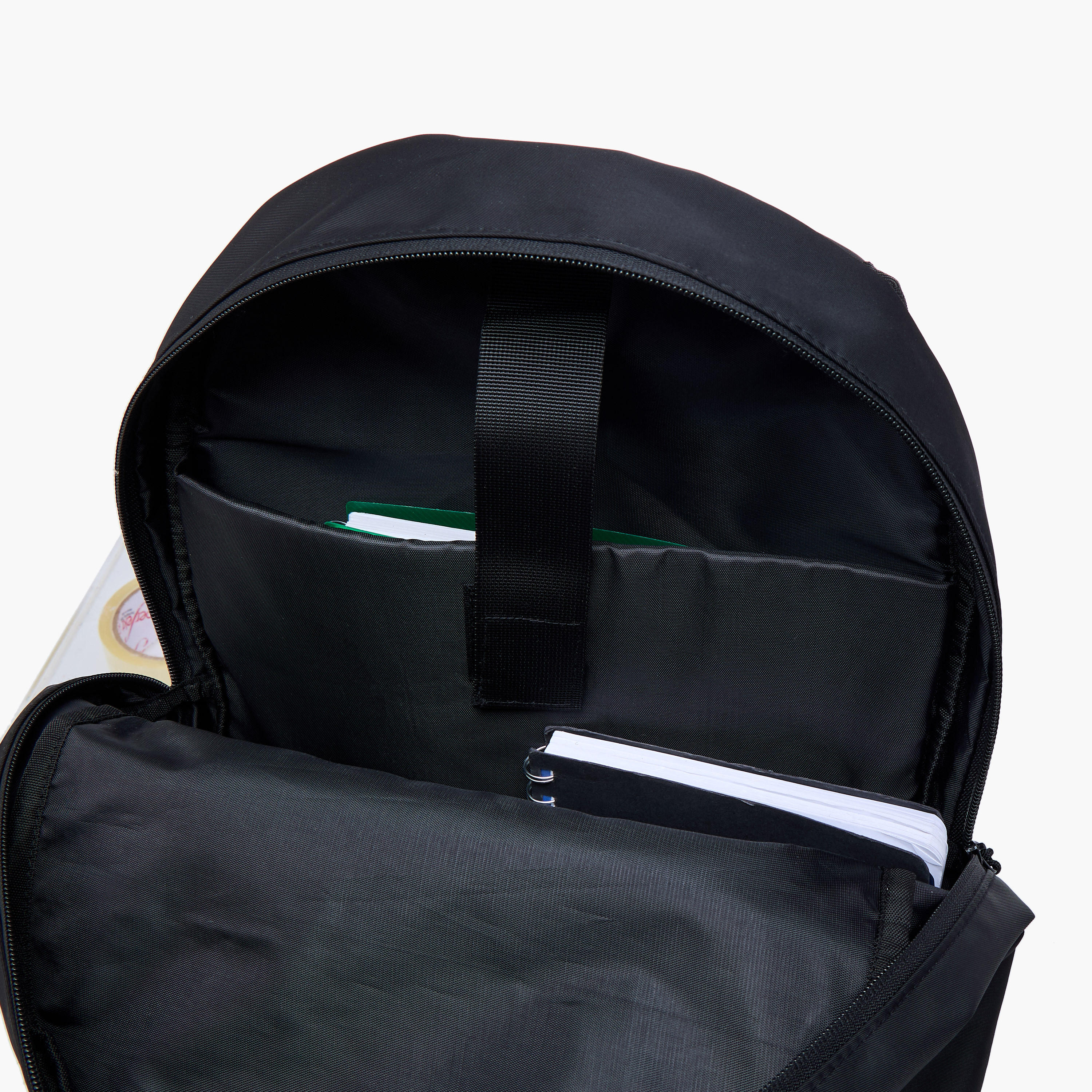 شنطة ظهر بتفاصيل زينة مع أحزمة ظهر قابلة للتعديل وسحاب إغلاق - 31x16x44 سم-men-bags-image-8
