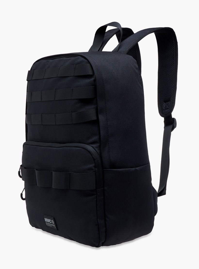 Adjustable Strap Detail Backpack with Zip Closure - 31x16x45 cm-men-bags-image-3