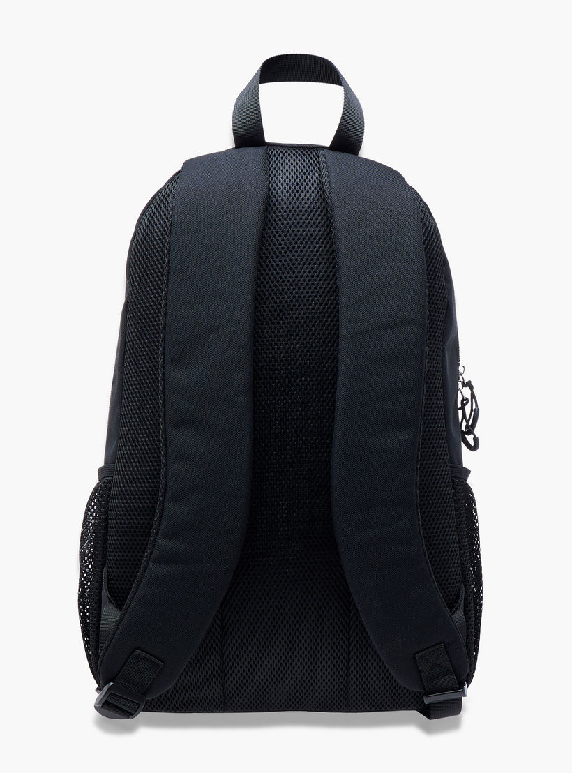 New York Print Backpack with Adjustable Shoulder Straps and Zip Closure-men-bags-image-4