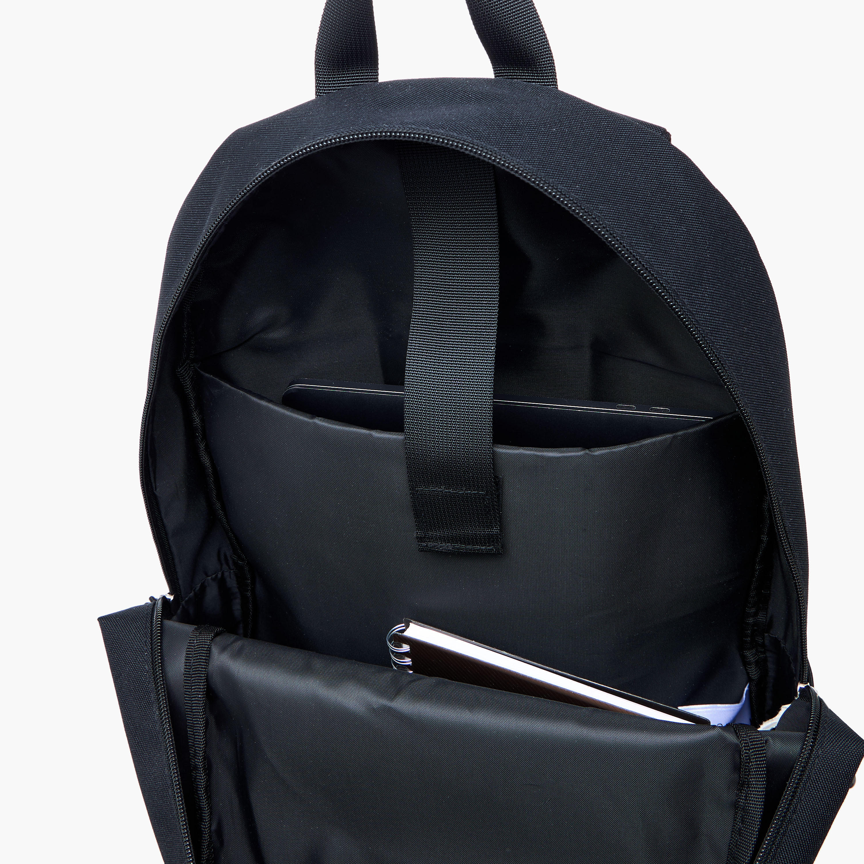 New York Print Backpack with Adjustable Shoulder Straps and Zip Closure-men-bags-image-7