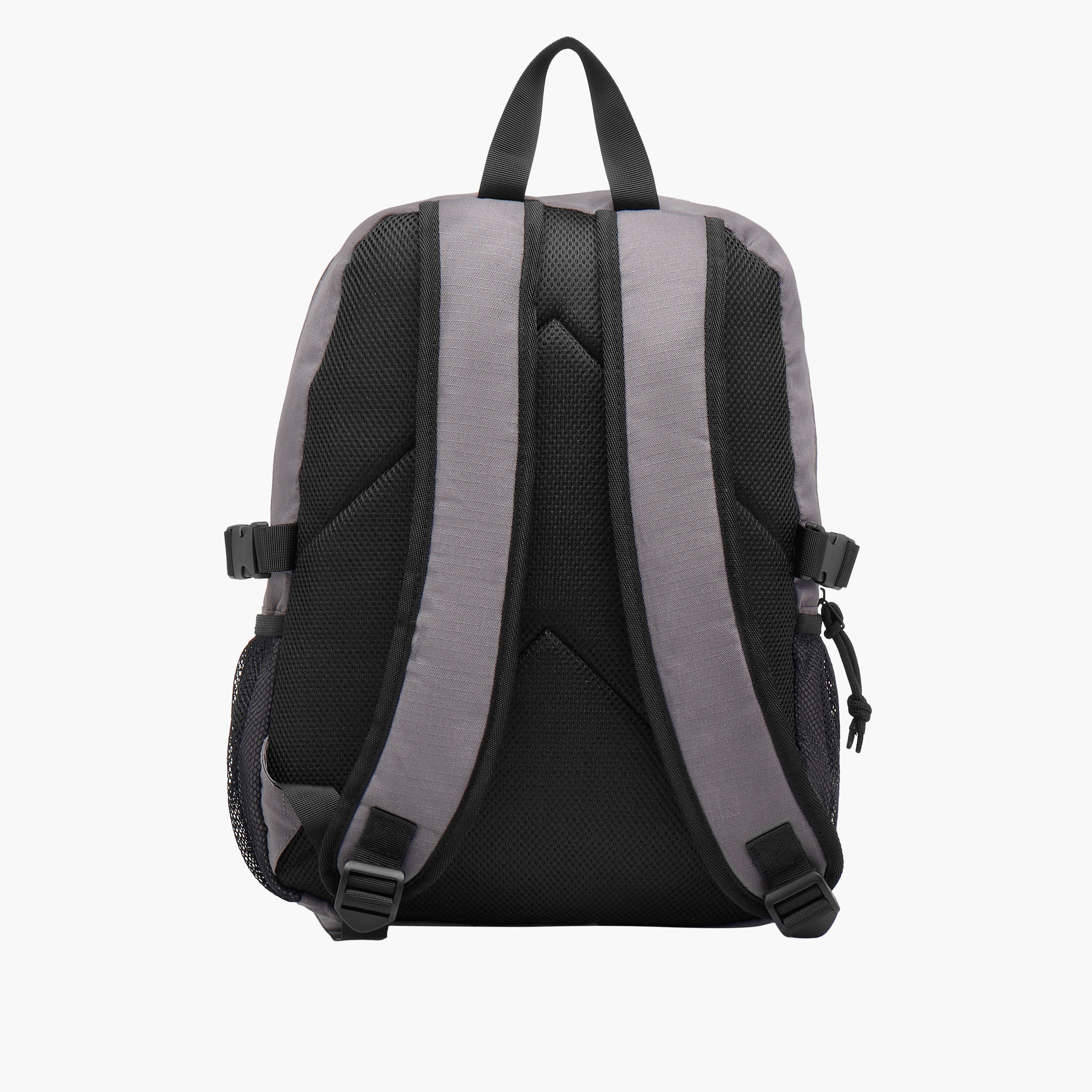 شنطة ظهر بأحزمة كتف قابلة للتعديل وسحاب إغلاق وتفاصيل زينة - 31x16x44 سم-men-bags-image-4