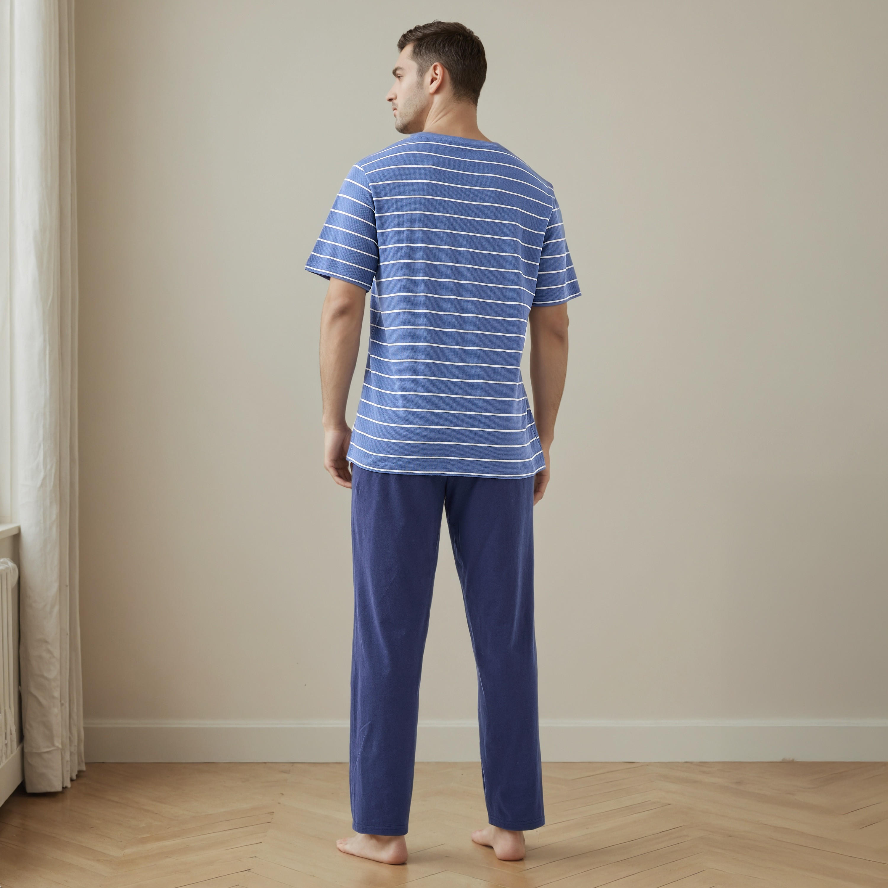طقم بيجاما مخطط-men-clothing-nightwear-sets-image-4
