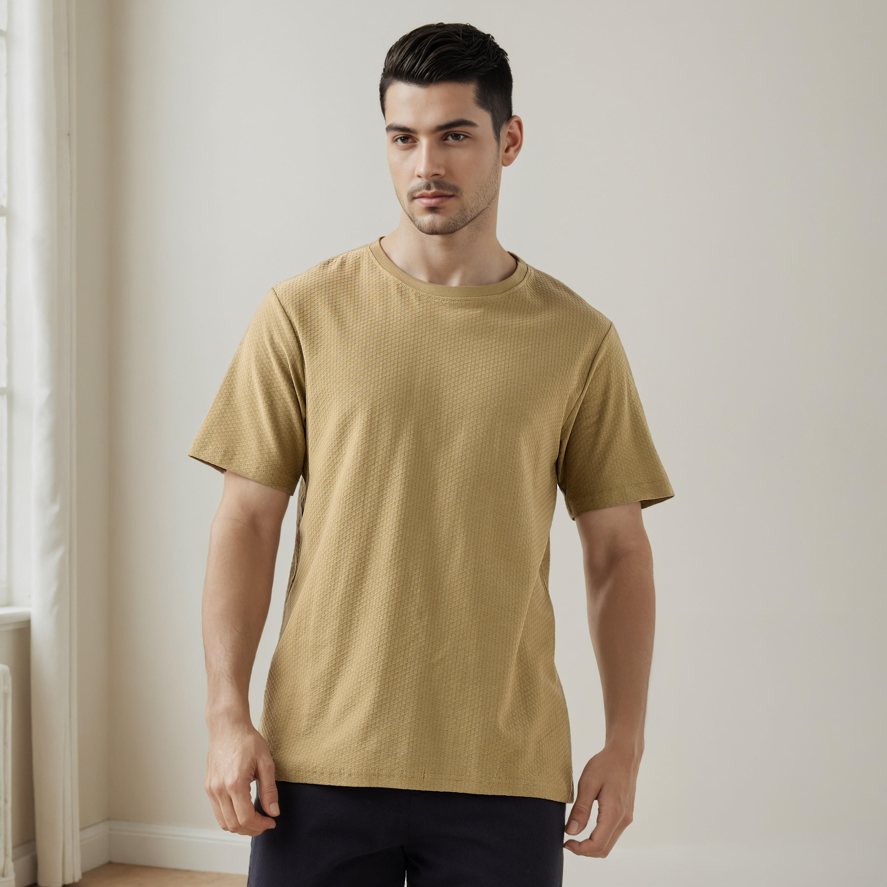 طقم بيجاما بارز الملمس-men-clothing-nightwear-sets-image-2