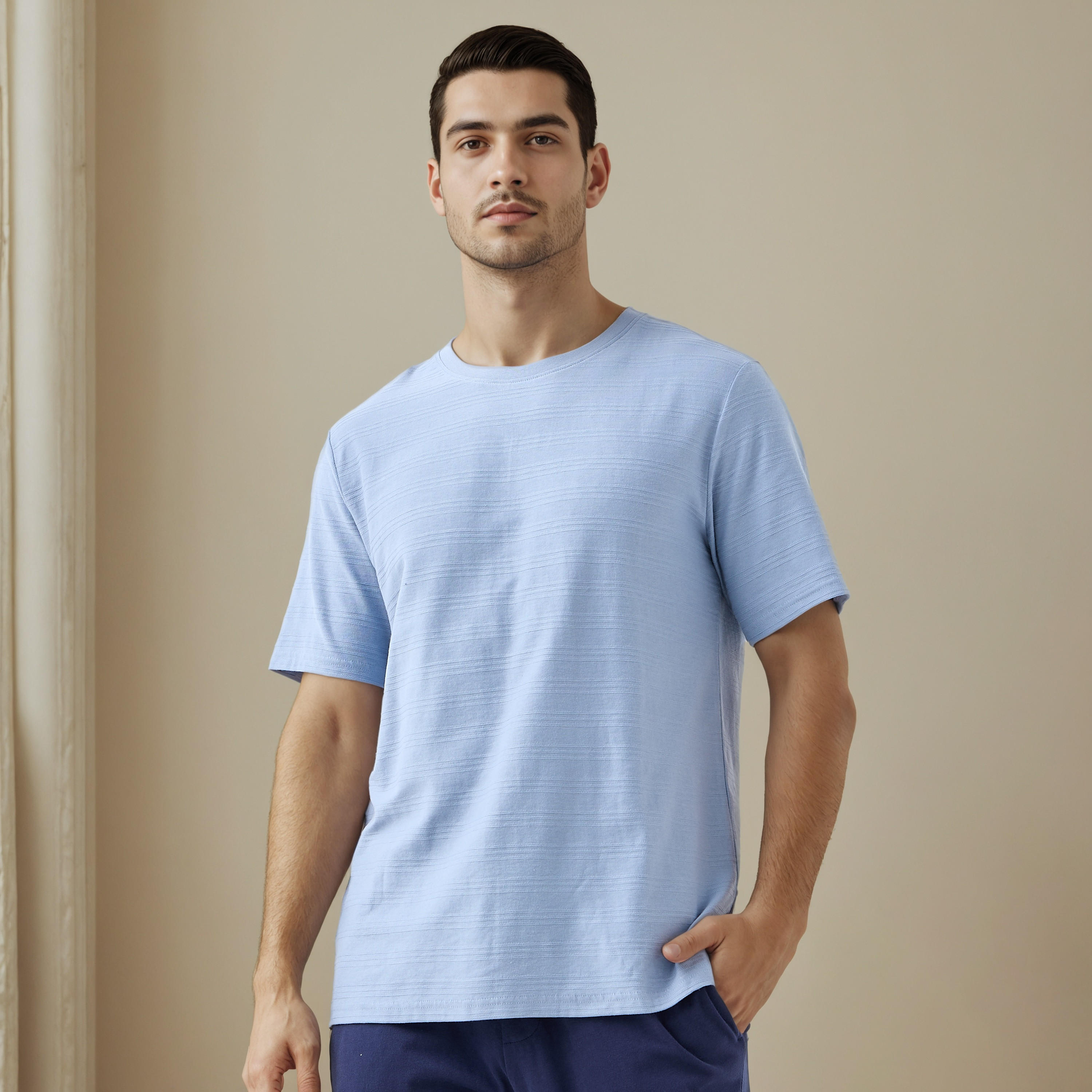 Textured Pyjama Set-men-clothing-nightwear-sets-image-2