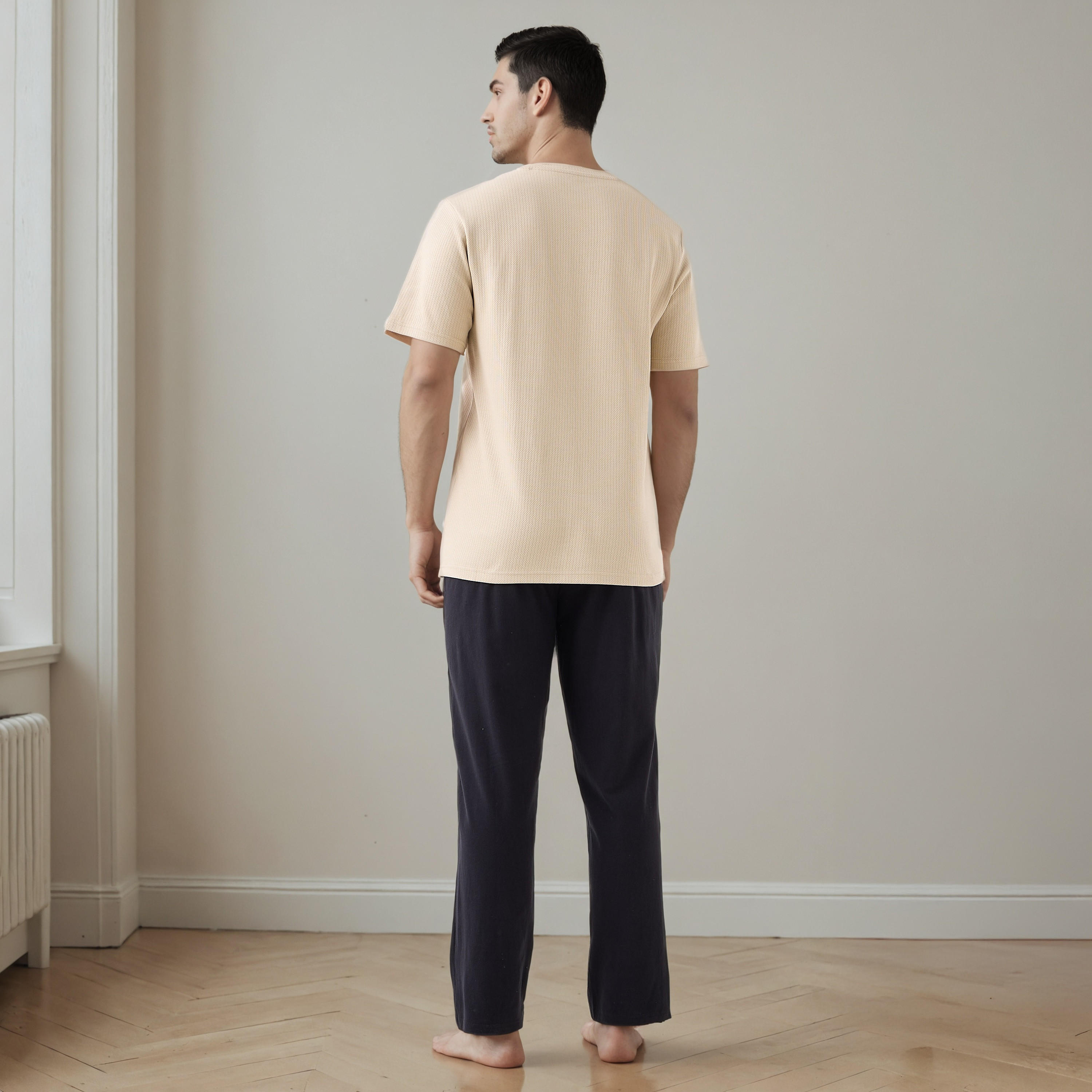 طقم بيجاما بارز الملمس-men-clothing-nightwear-sets-image-2