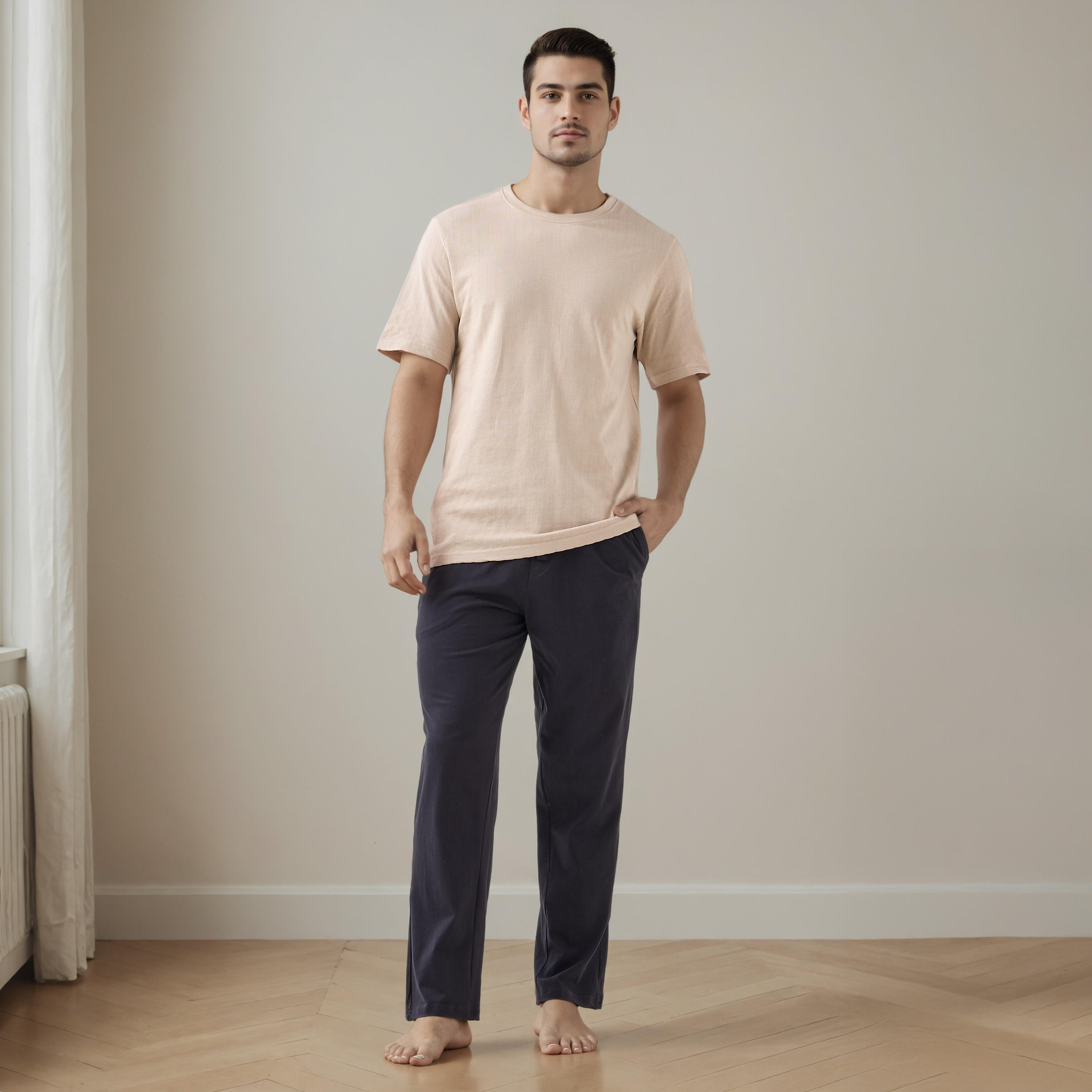 Textured Pyjama Set-men-clothing-nightwear-sets-image-1