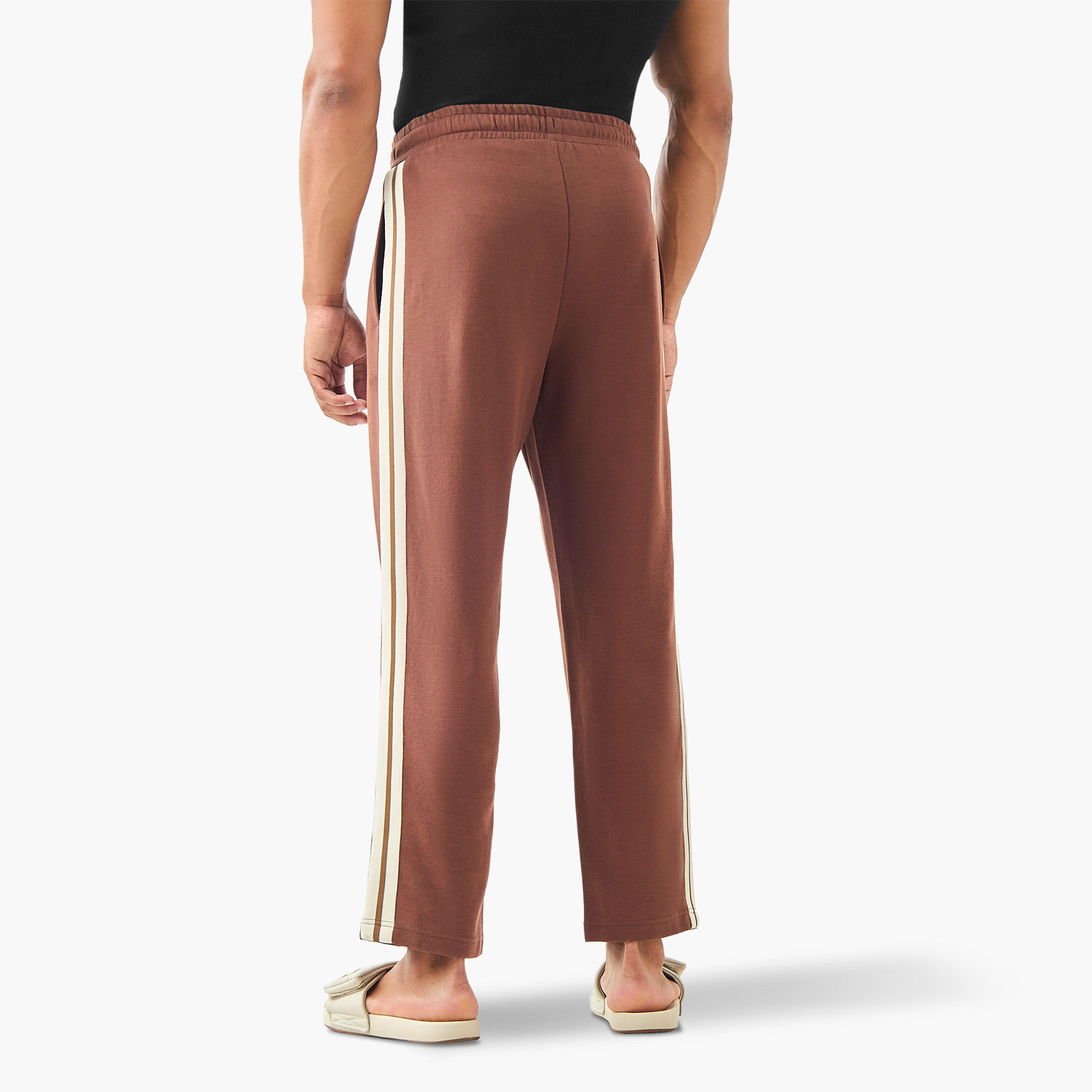Striped Pyjama with Drawstring Closure and Pockets-men-clothing-nightwear-pyjamaandshorts-image-3