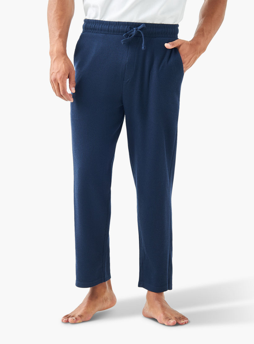 Textured Lounge Pants with Pockets-men-clothing-nightwear-pyjamaandshorts-image-1