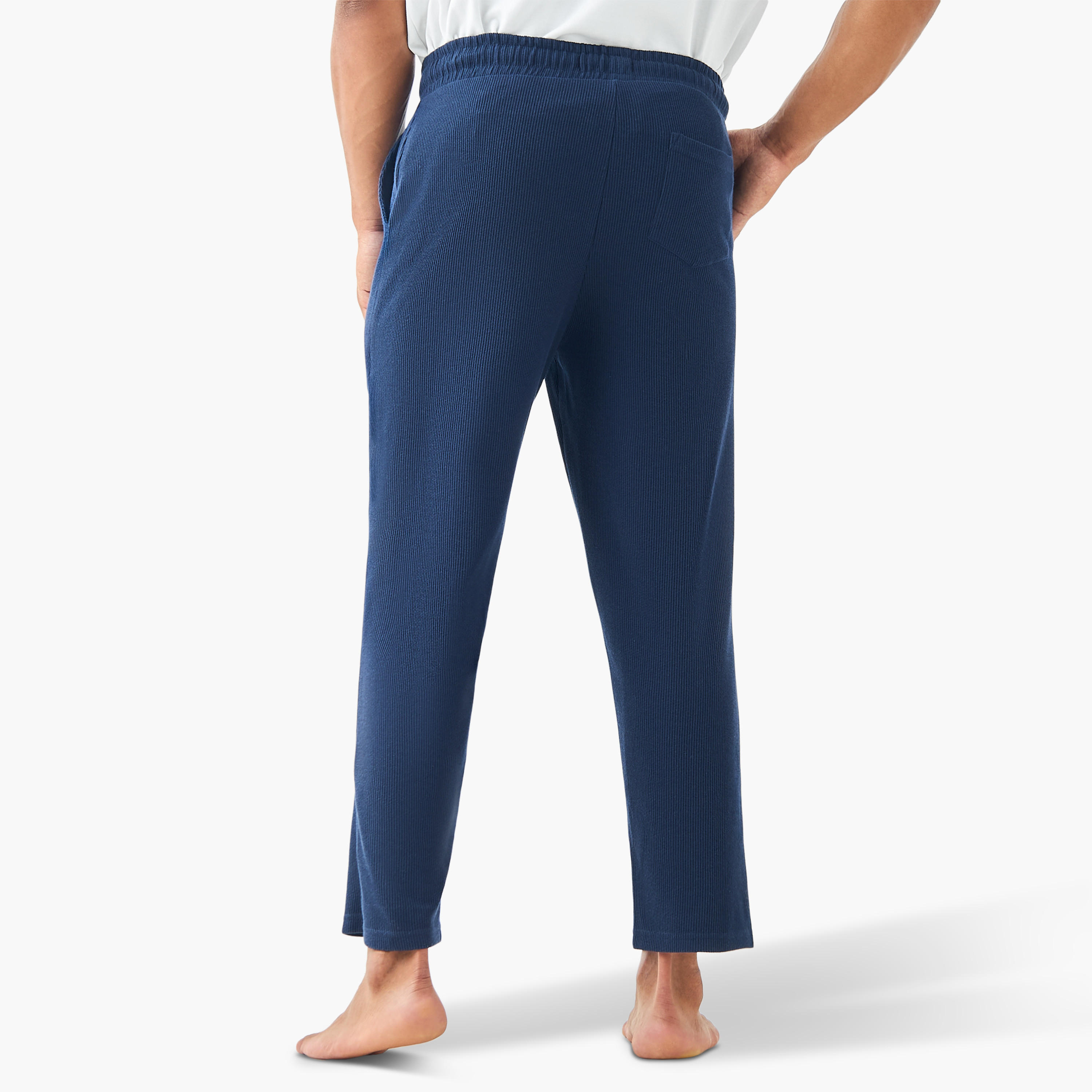 Textured Lounge Pants with Pockets-men-clothing-nightwear-pyjamaandshorts-image-3