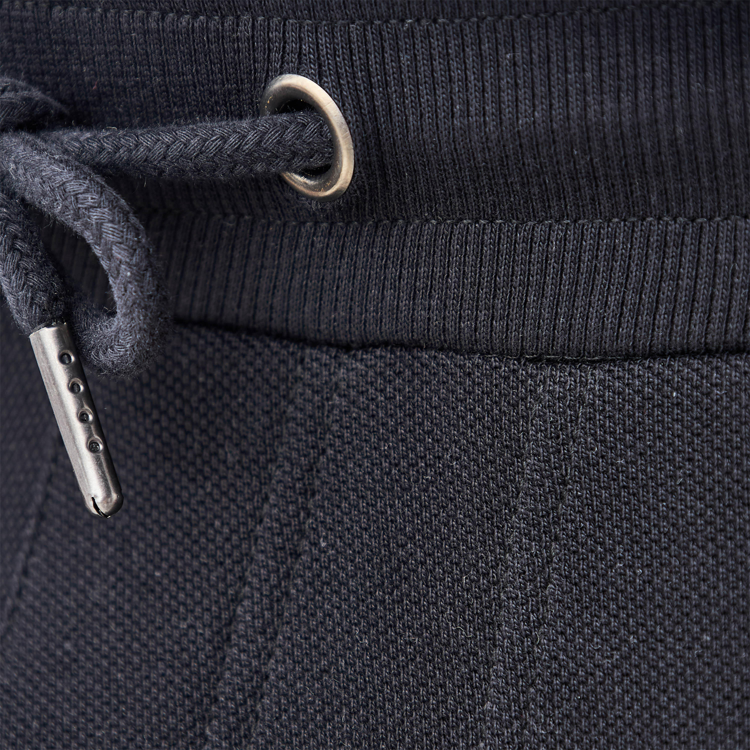 Panelled Lounge Shorts with Drawstring Closure and Pockets-men-clothing-bottoms-shorts-image-5