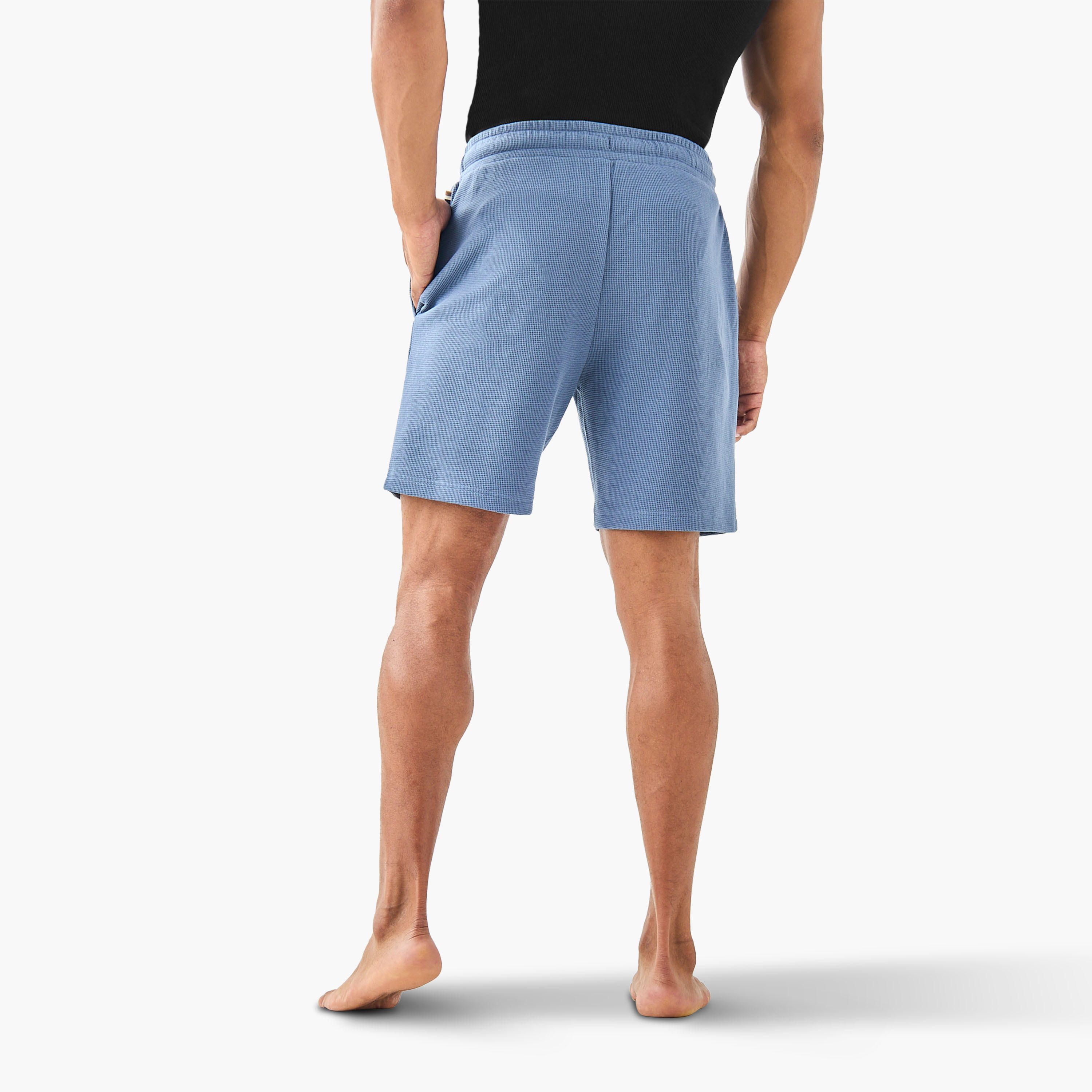 شورت لاونج بارز الملمس بجيوب-men-clothing-bottoms-shorts-image-3