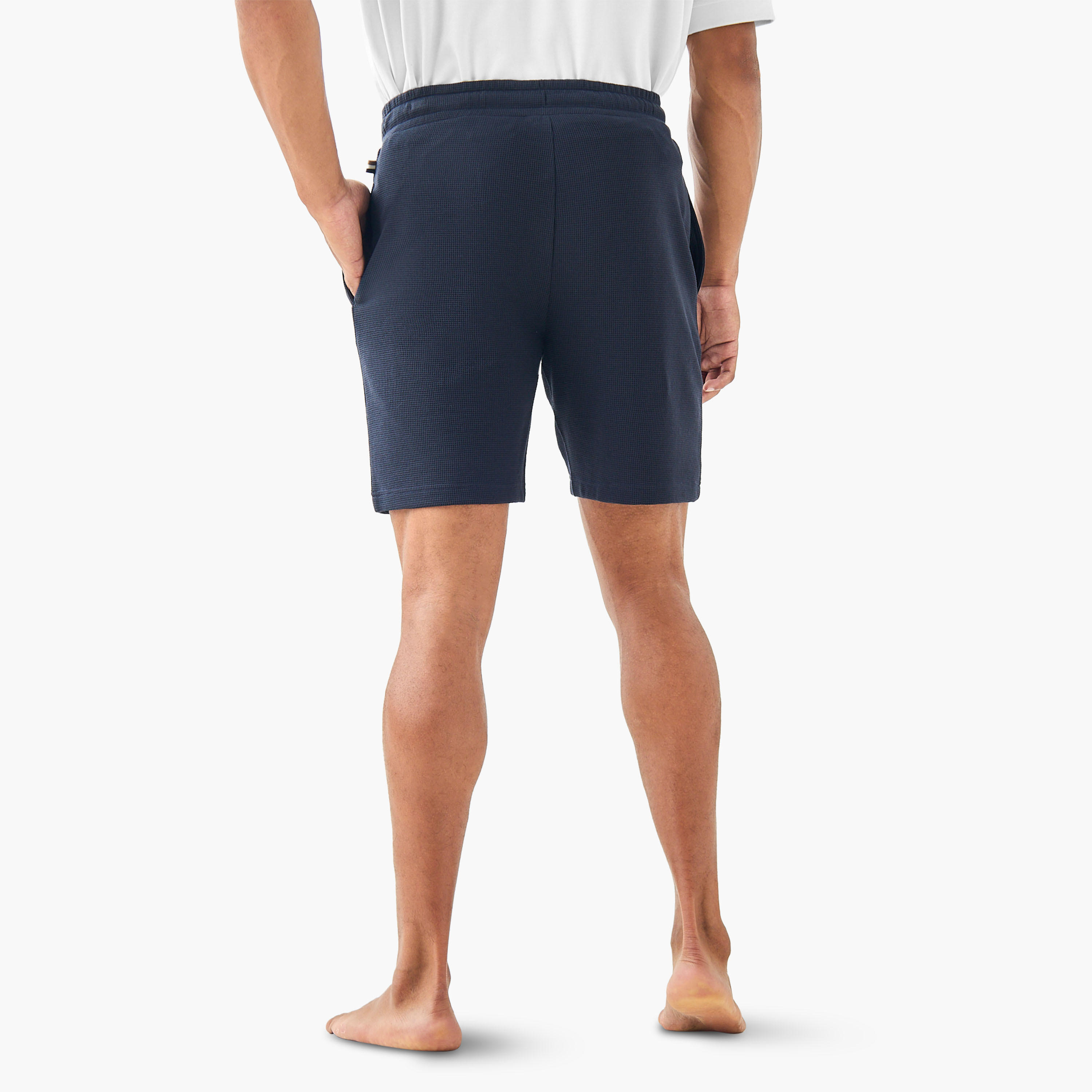 Textured Lounge Shorts with Pockets-men-clothing-bottoms-shorts-image-3