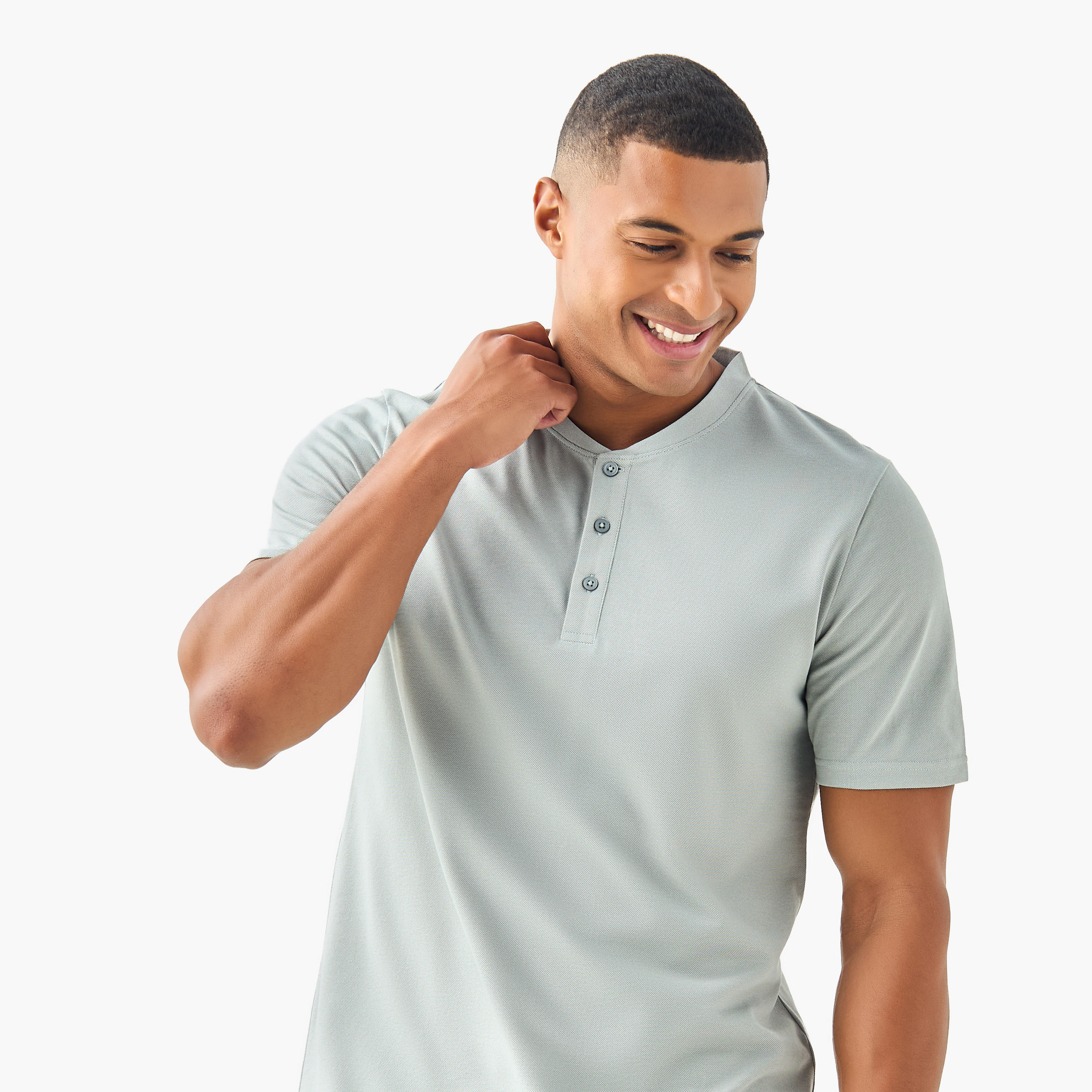 Men Henley Neck Pyjama Set-men-clothing-nightwear-sets-image-2
