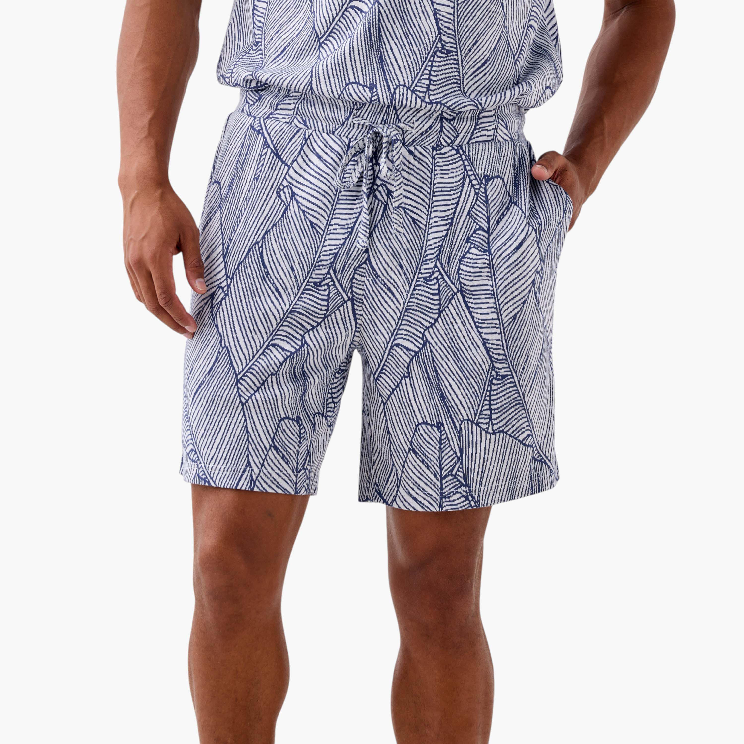Printed Shorts Set-men-clothing-nightwear-sets-image-3