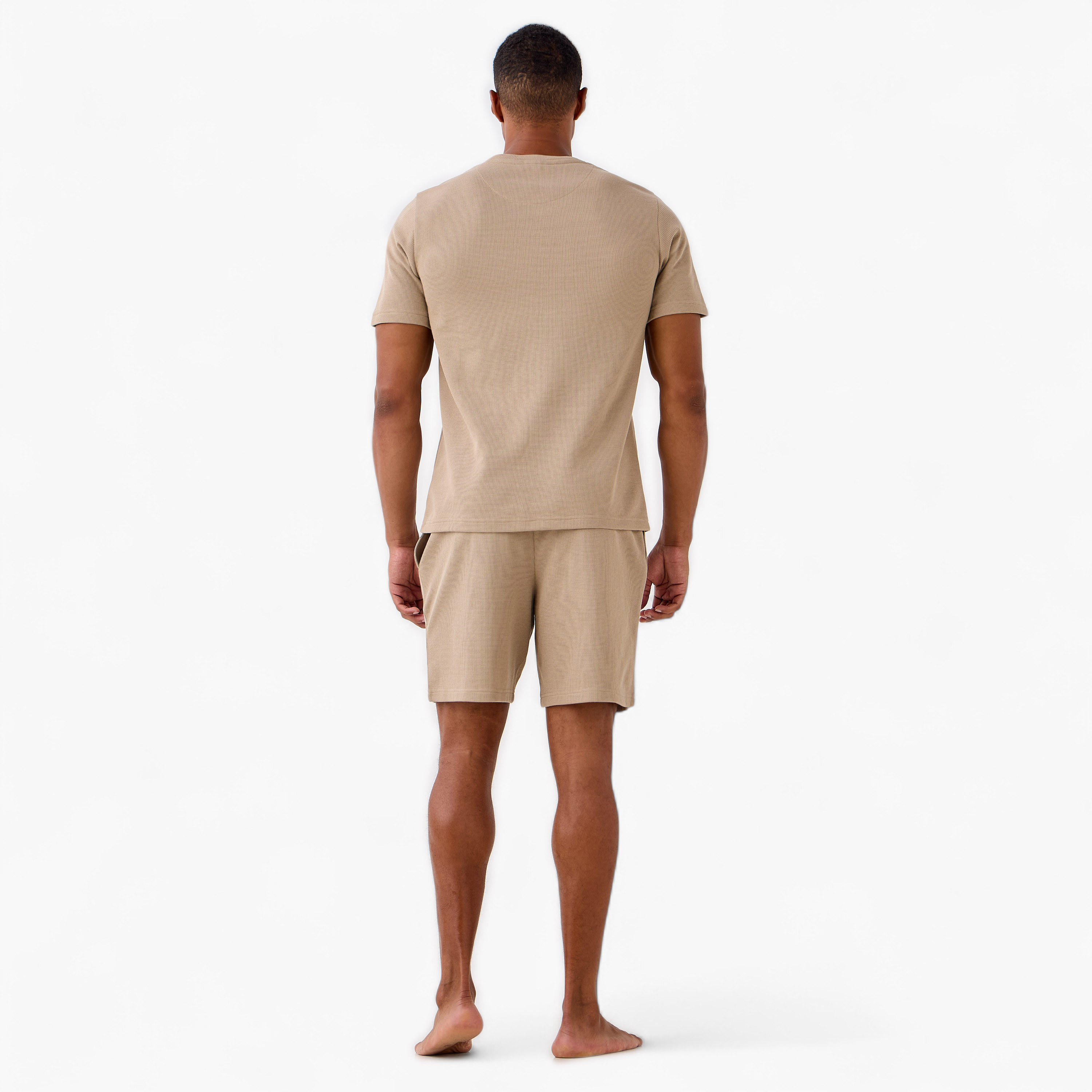 Textured Shorts Set-men-clothing-nightwear-sets-image-4