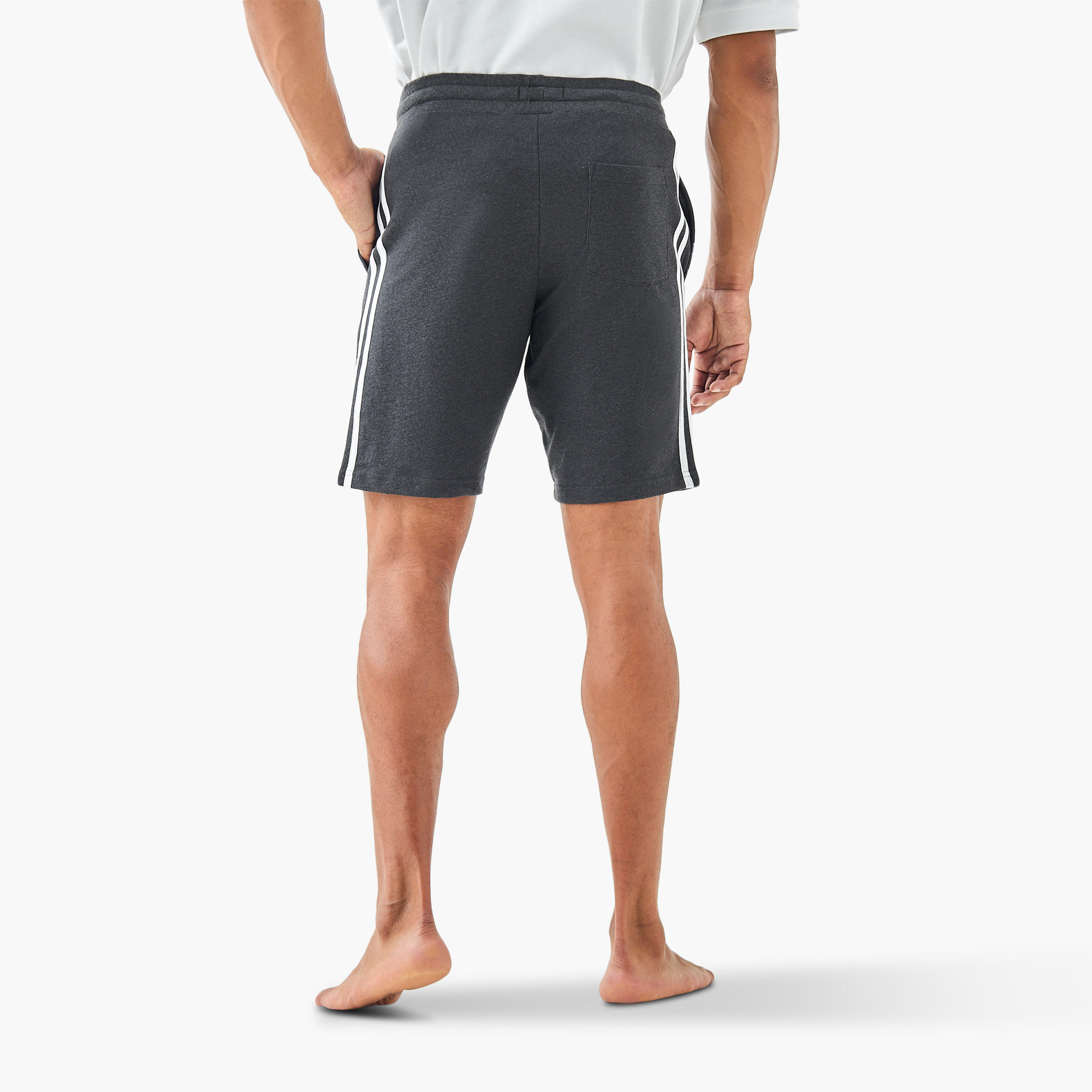 Contrast Side Panel Lounge Shorts-men-clothing-bottoms-shorts-image-3