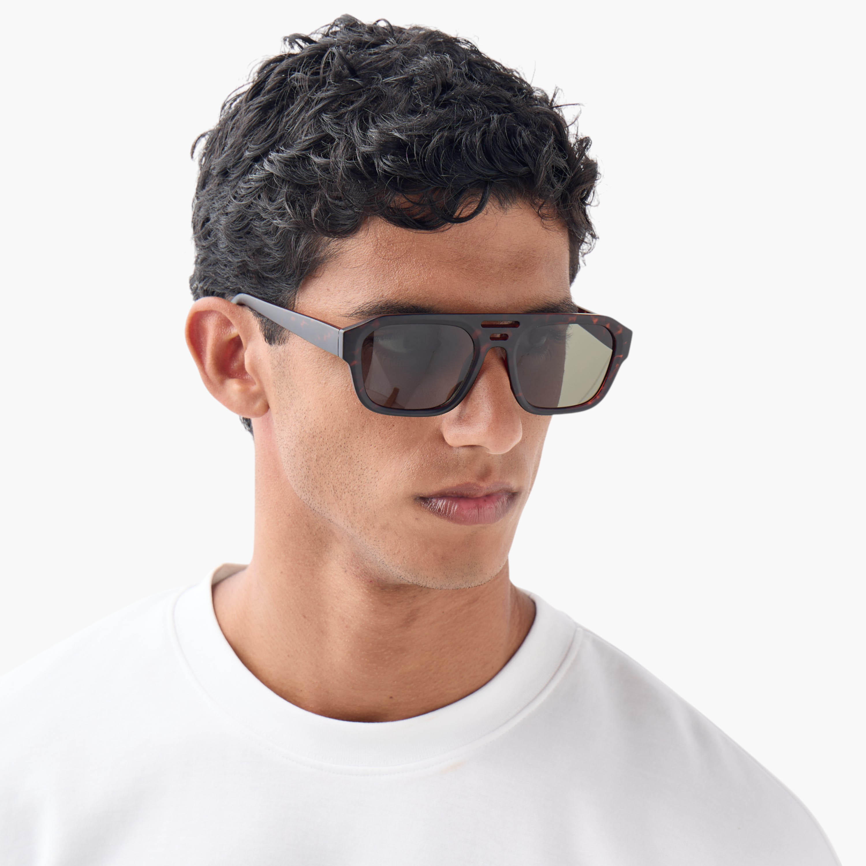 Tinted Lens Full Rim Sunglasses-men-sunglasses-image-2