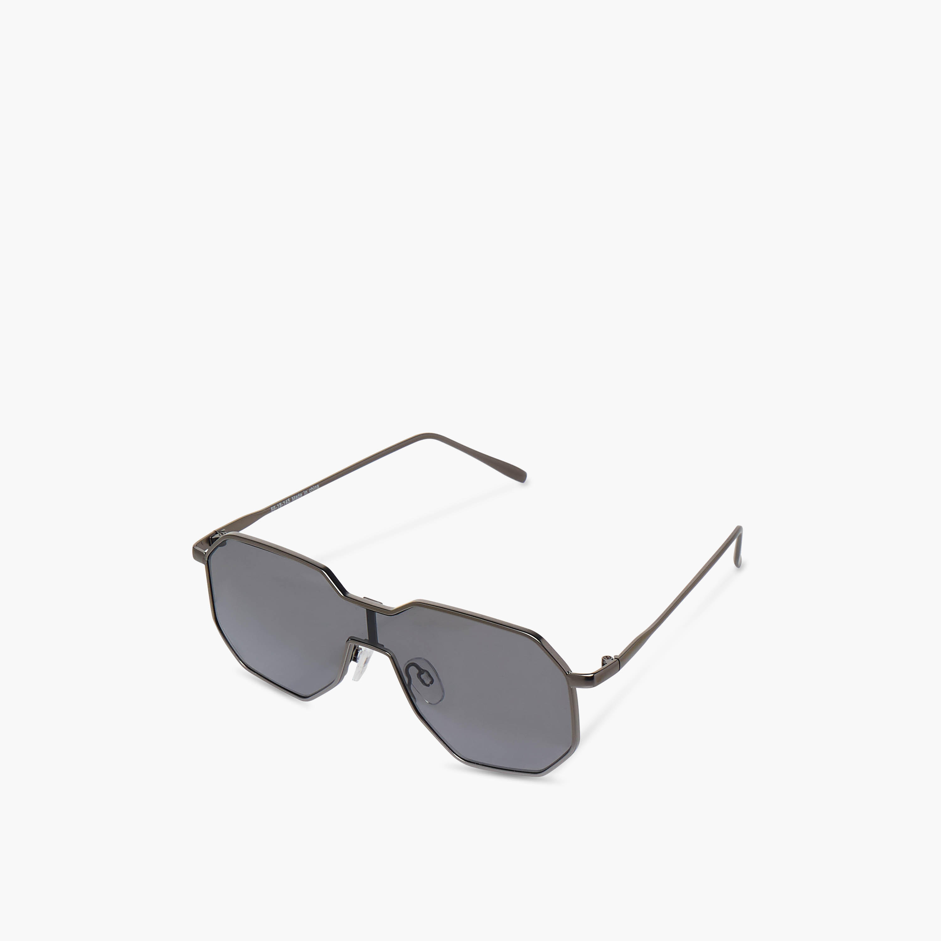 نظارة شمسية بإطار هندسي كامل ووسادات أنف-men-sunglasses-image-1