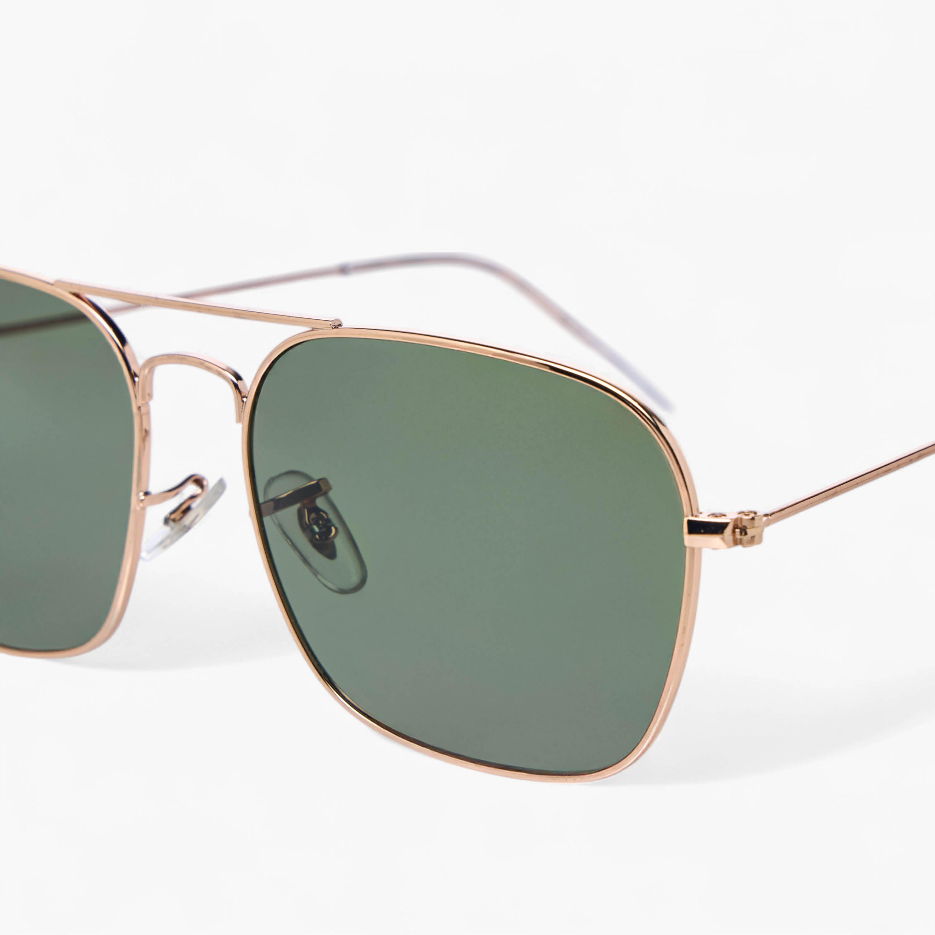 نظارة شمسية بإطار كامل مع عدسات ملونة ووسادات أنف-men-sunglasses-image-4