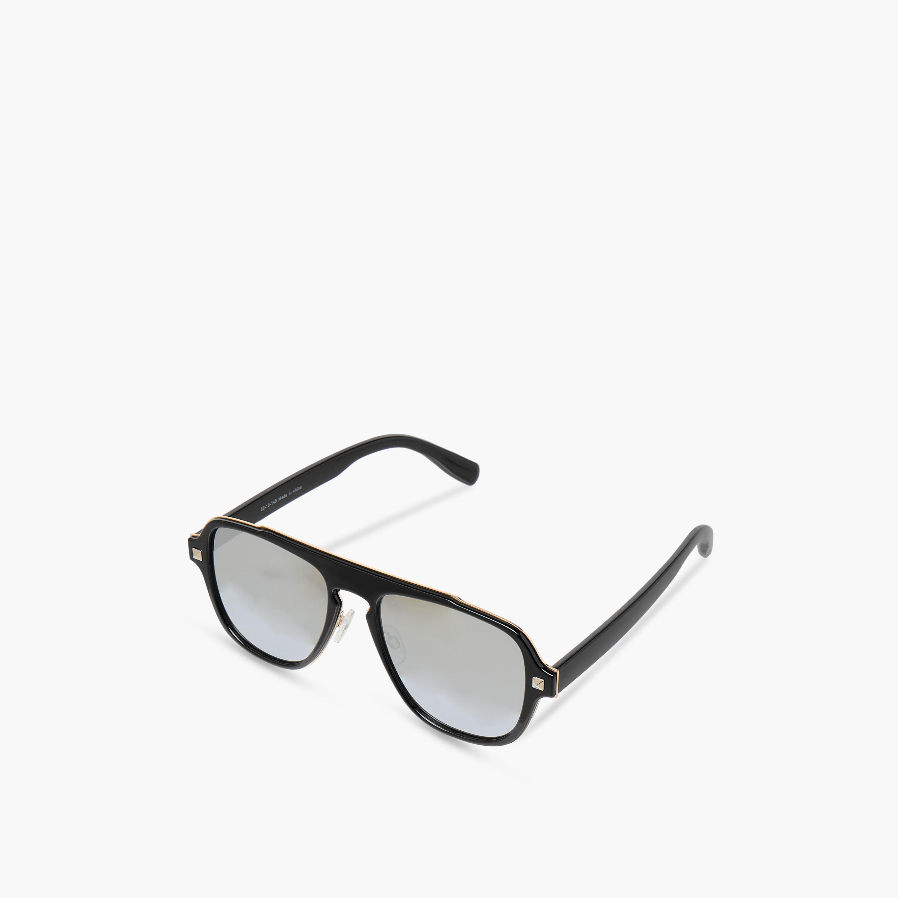 نظارة شمسية بإطار كامل وعدسات ملونة ووسادات أنف-men-sunglasses-image-1
