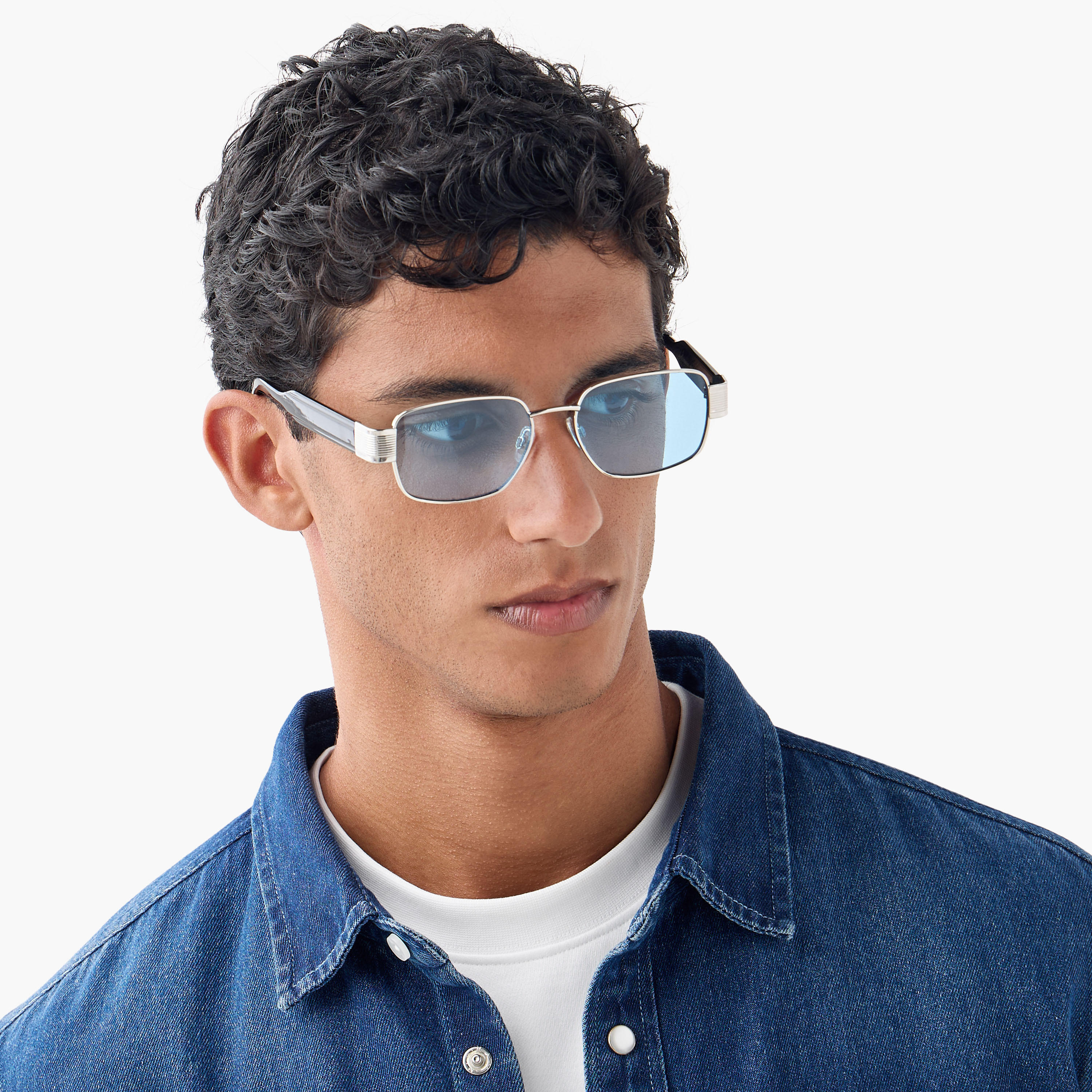 نظارة شمسية بدون إطار بعدسات ملونة ووسادات أنف-men-sunglasses-image-2