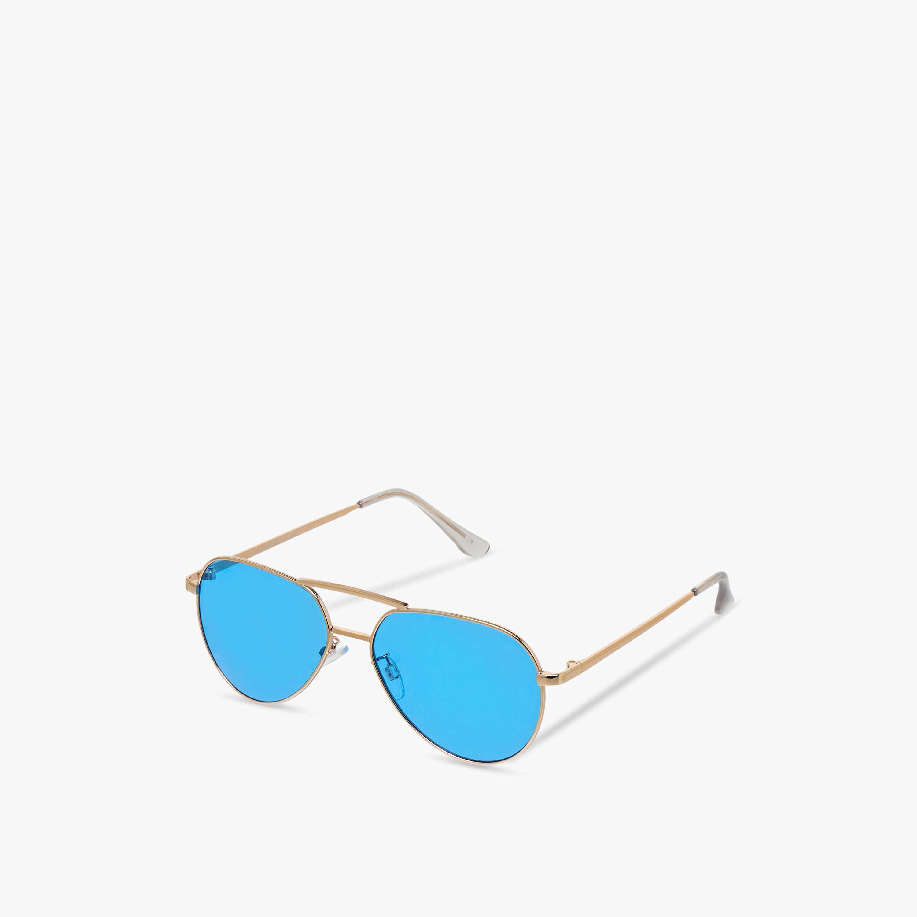 نظارة شمسية بإطار كامل وعدسات ملونة ووسادات أنف-men-sunglasses-image-1