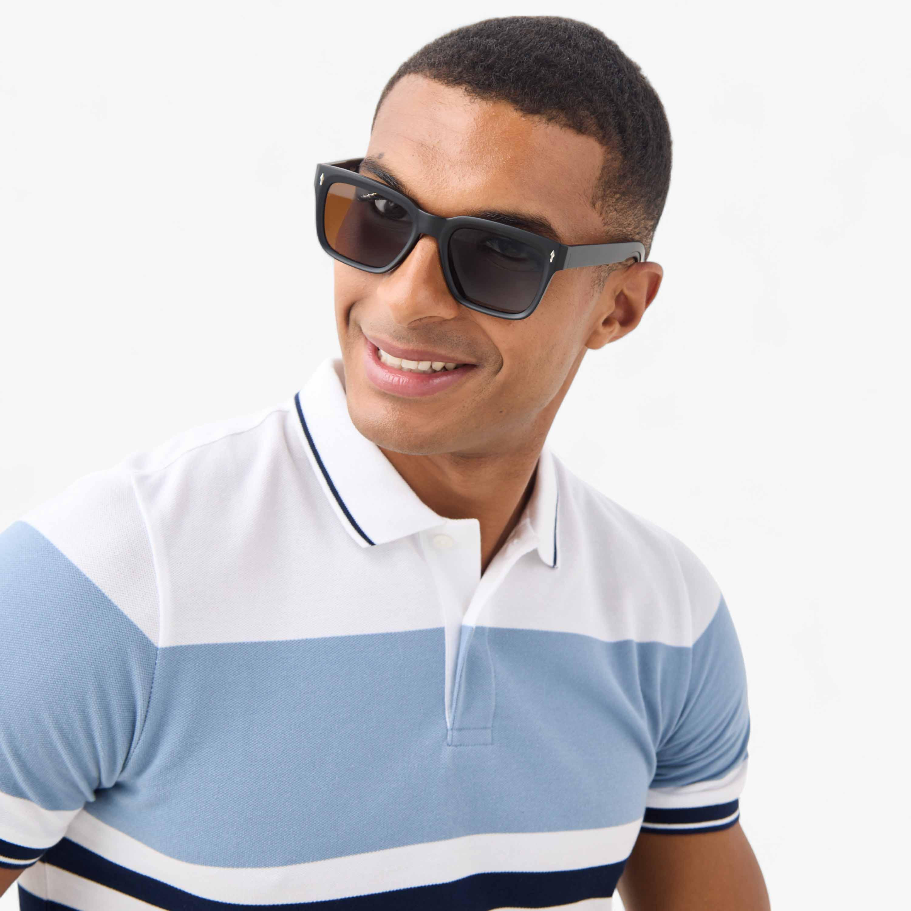 Square Shaped Full Rim Sunglasses-men-sunglasses-image-2