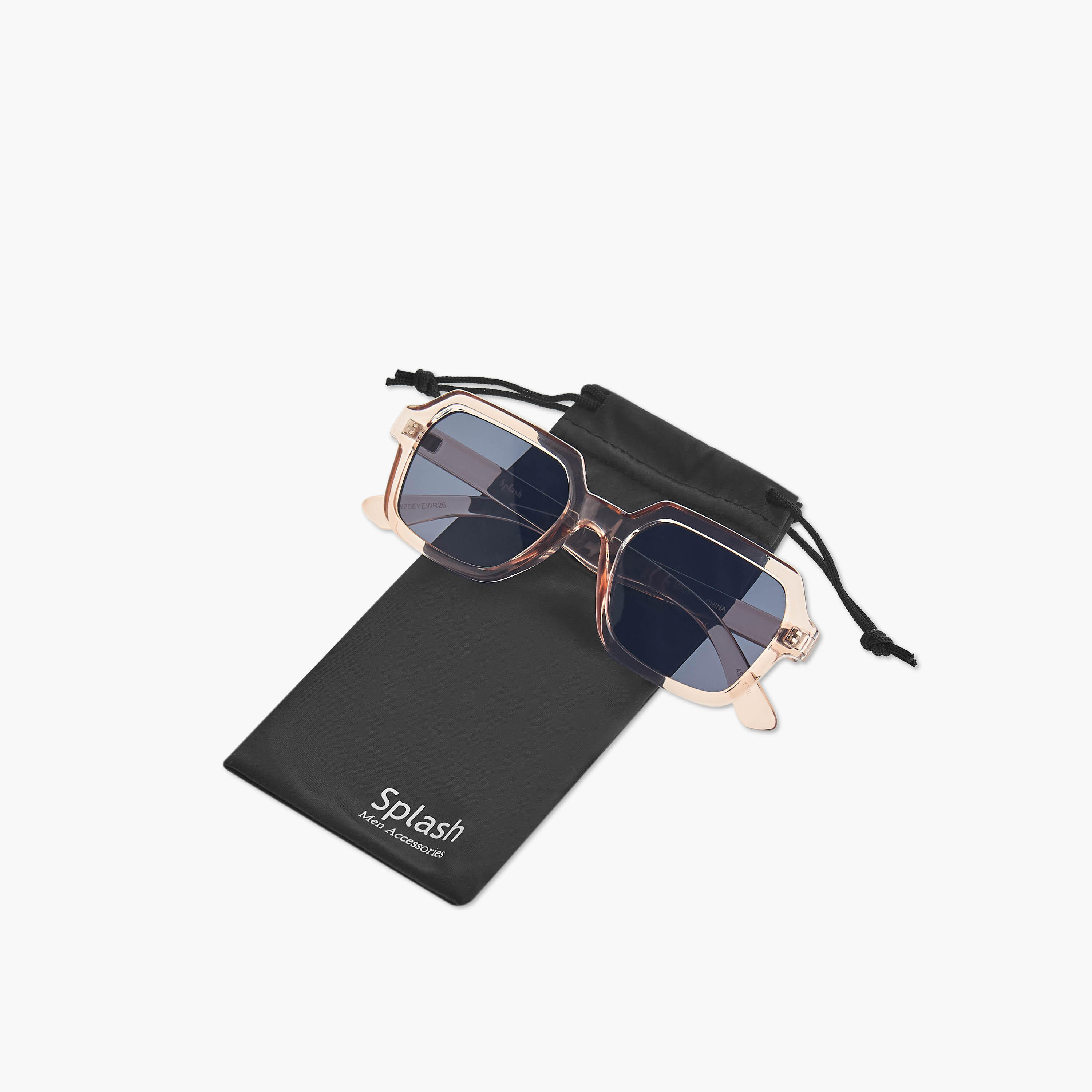 Tinted Lens Full Rim Sunglasses-men-sunglasses-image-6