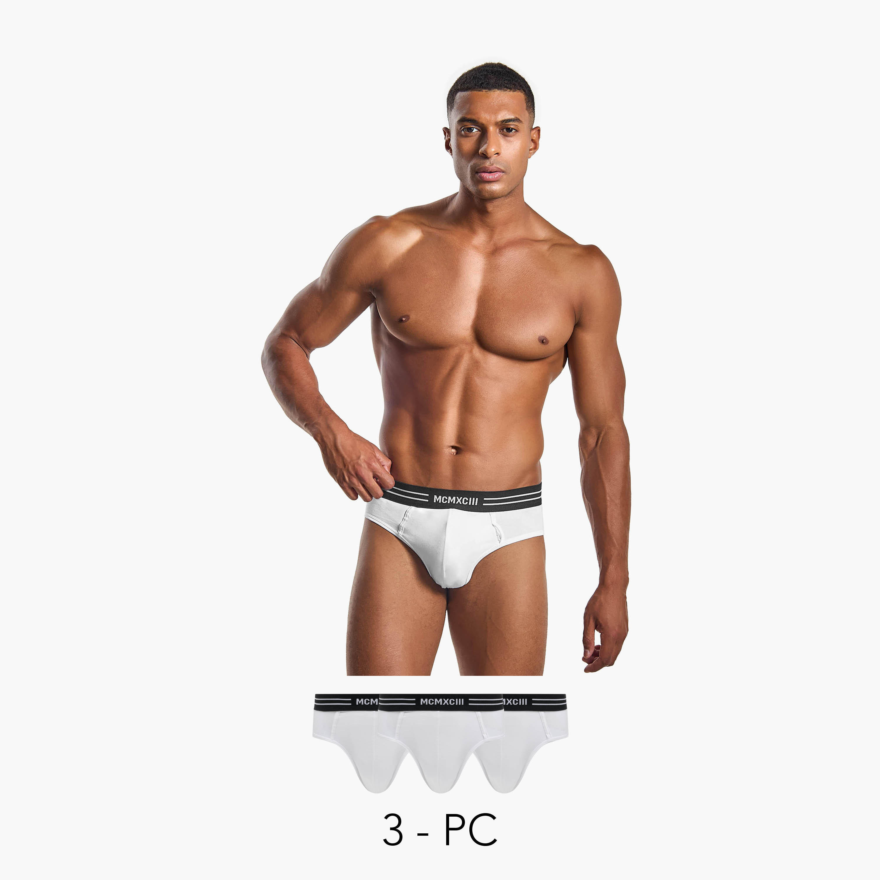 طقم من 3 - سراويل بخصر مطاطي وطبعات-men-clothing-innerwear-underwear-image-1