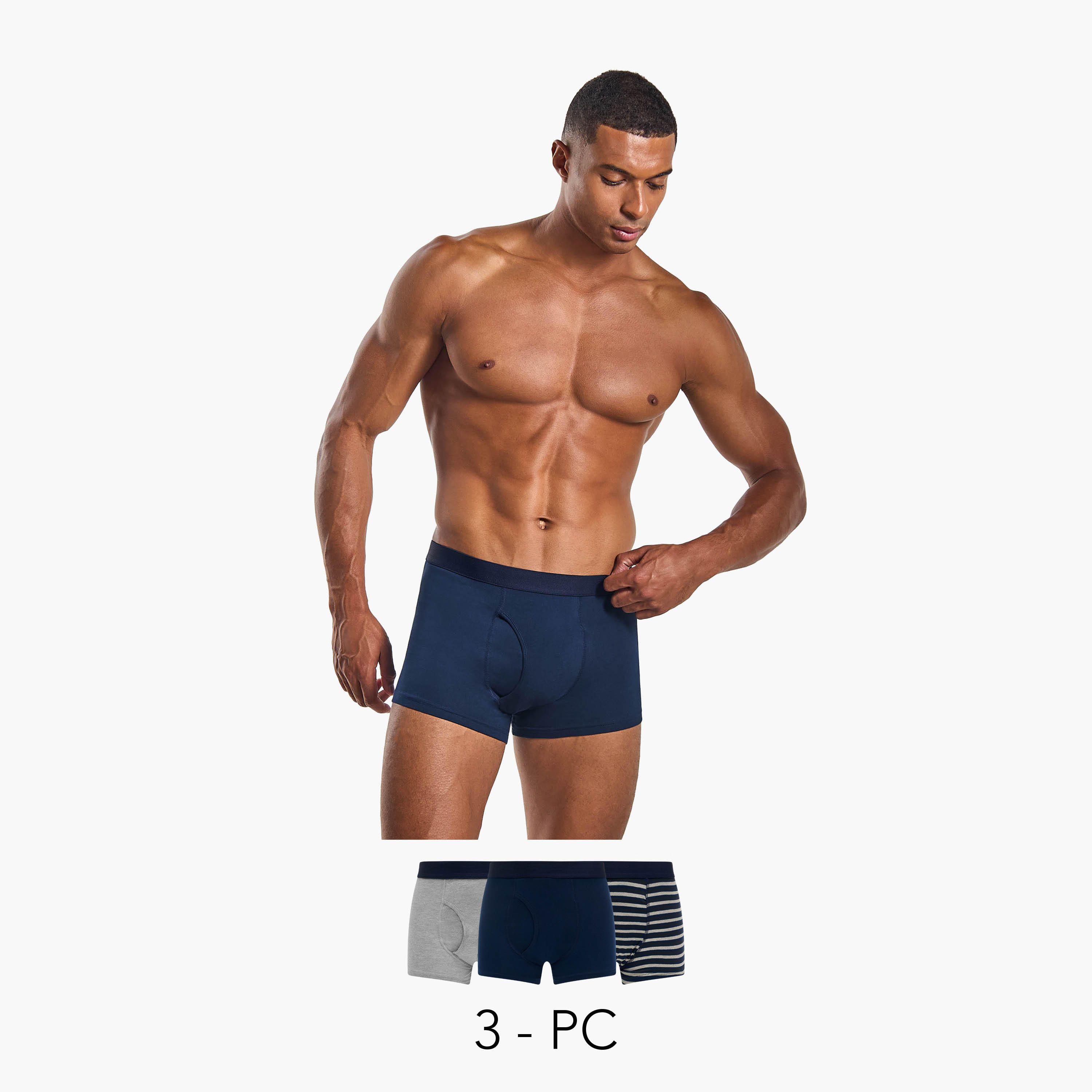 سروال ترانك - طقم من 3 قطع-men-clothing-innerwear-underwear-image-1