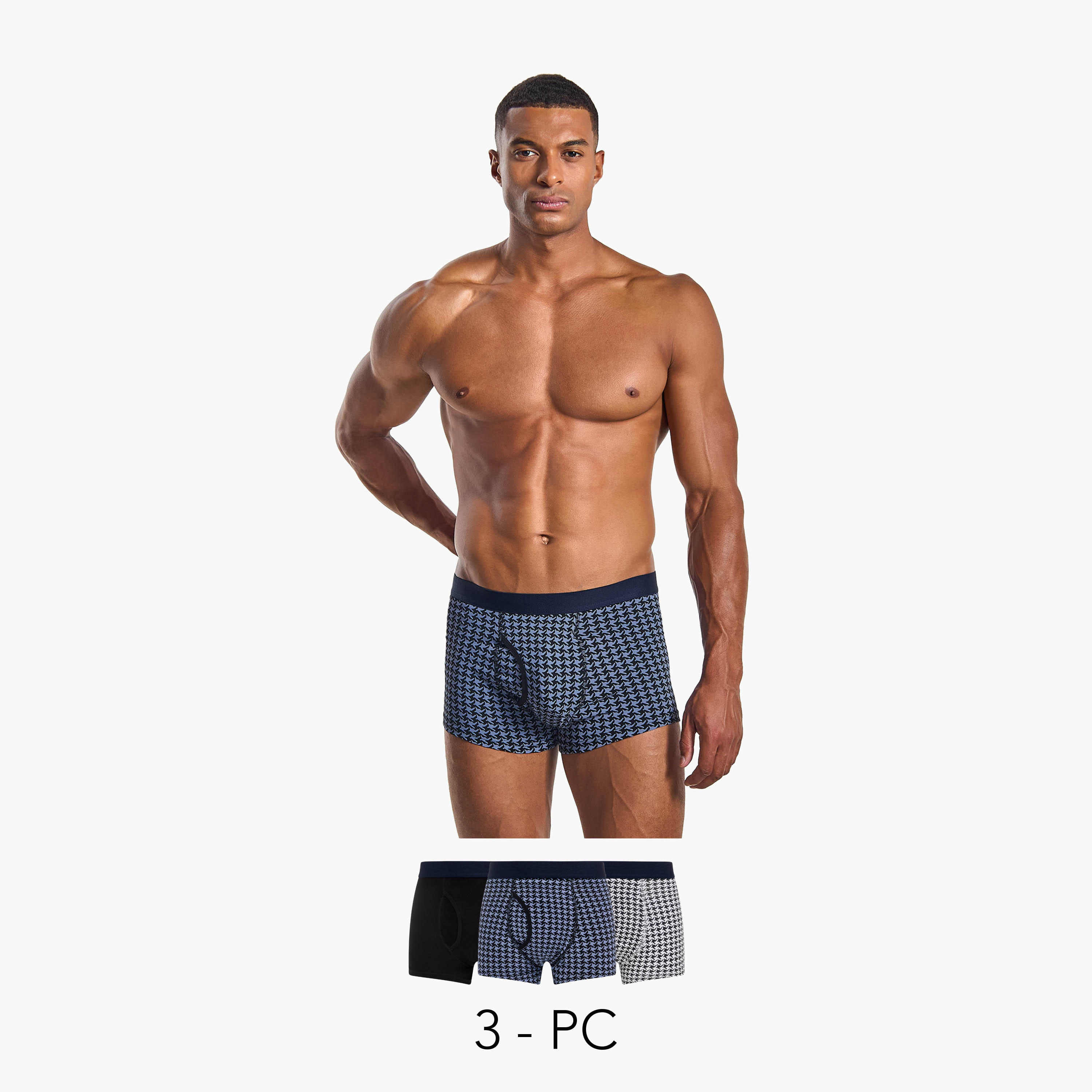طقم من 3 - سراويل ترانك داخلية-men-clothing-innerwear-underwear-image-10