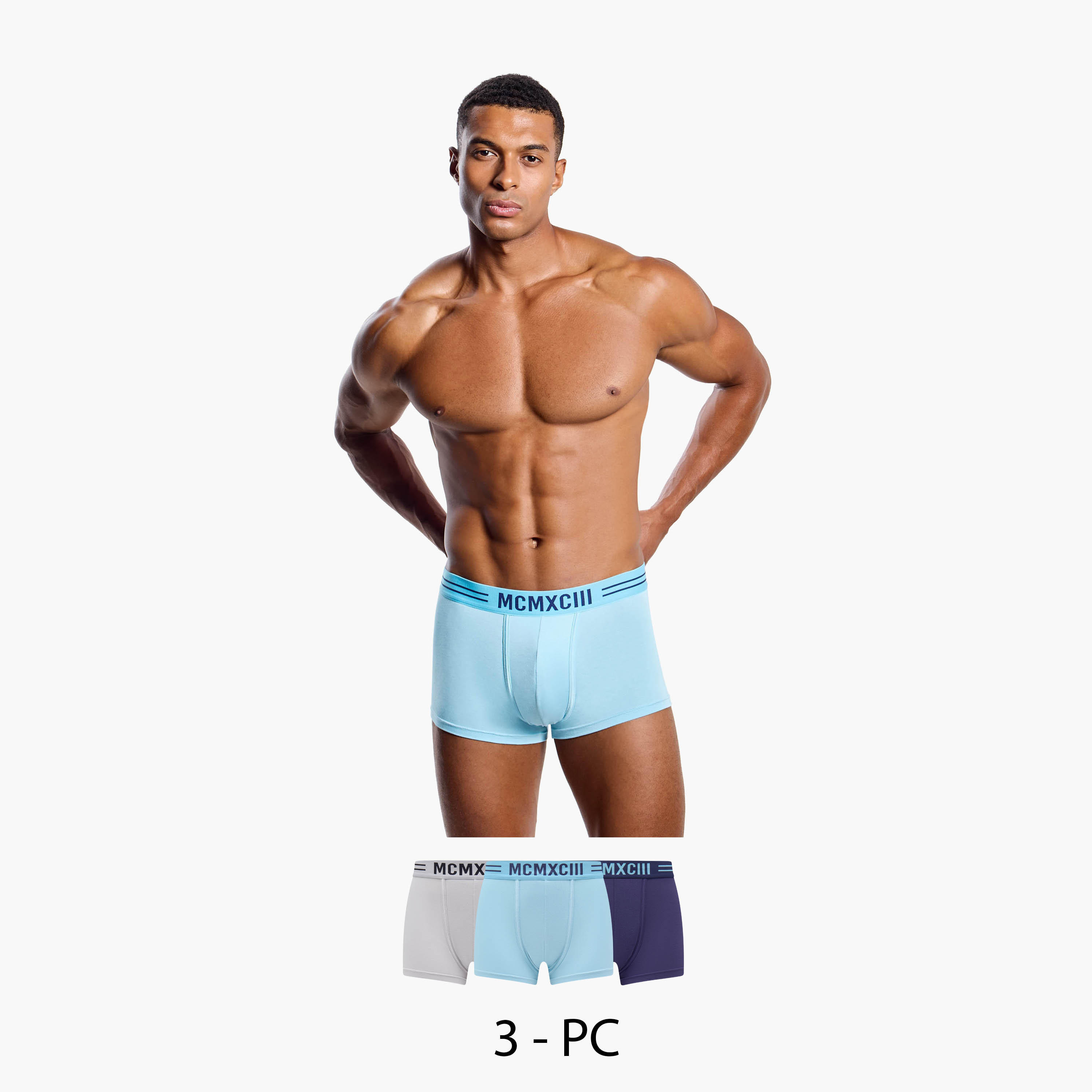 سراويل داخلية ترانك هيبستر من مزيج الرايون بطبعات للرجال - طقم من 3-men-clothing-innerwear-underwear-image-10