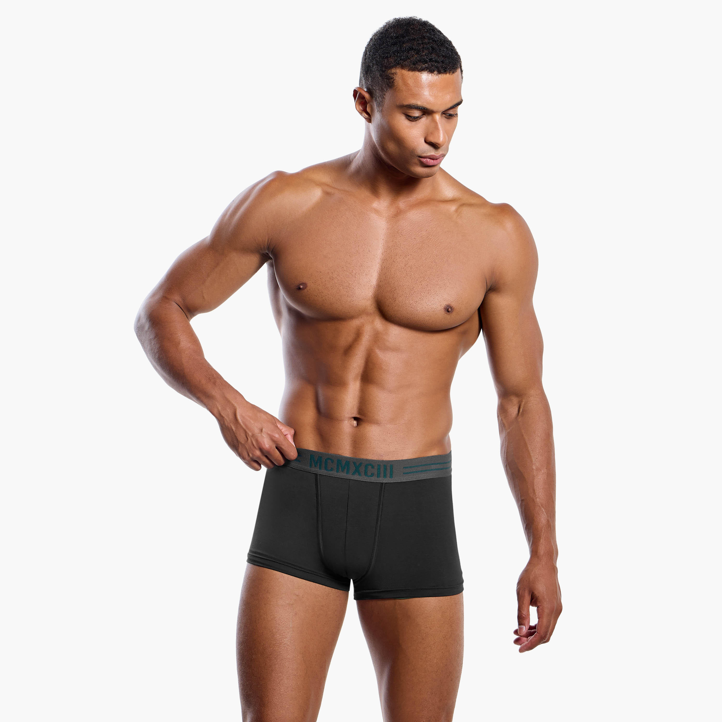 سراويل داخلية ترانك هيبستر من مزيج الرايون بطبعات للرجال - طقم من 3-men-clothing-innerwear-underwear-image-2