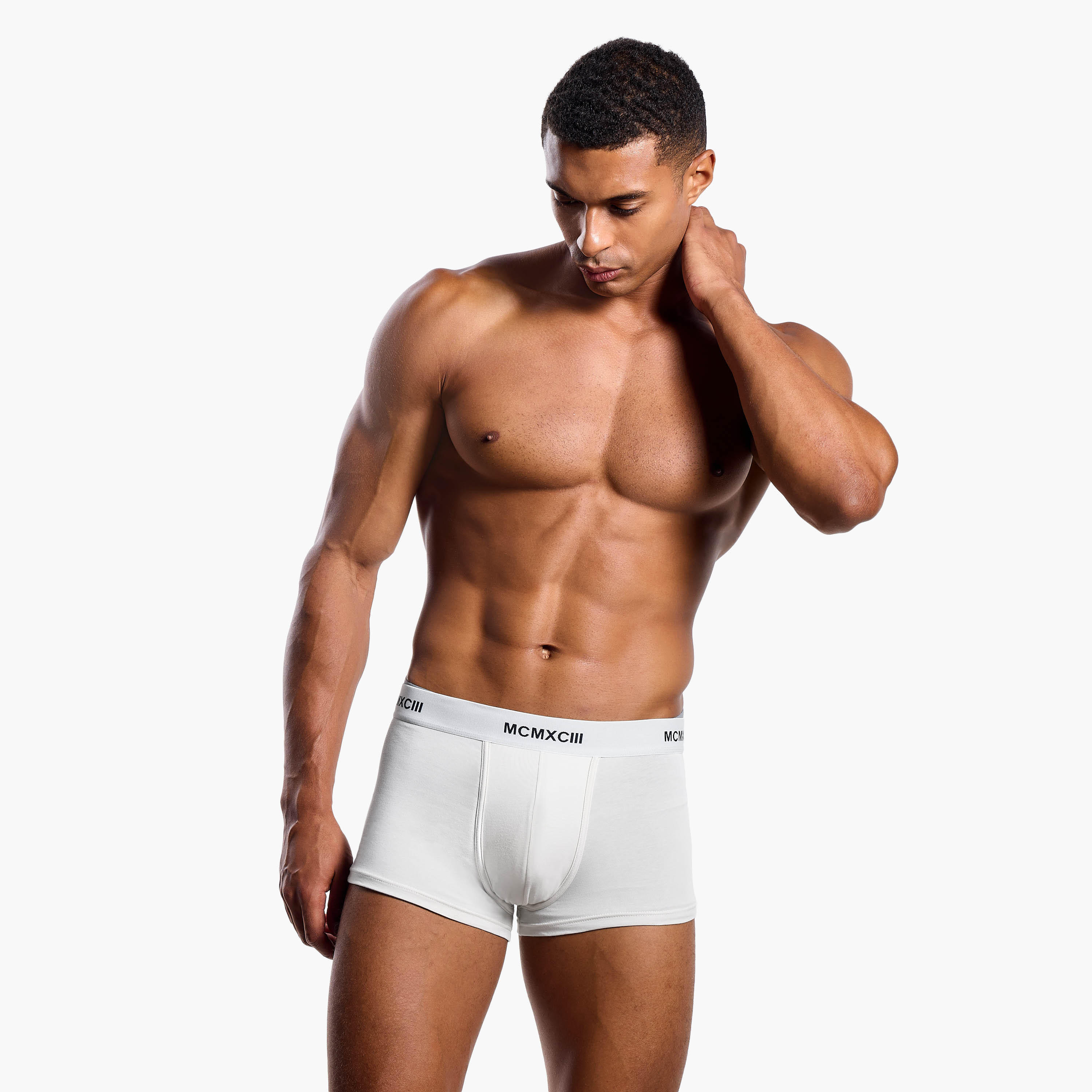 سراويل ترانك هيبستر داخلية بخصر مطاطي وطبعات للرجال - طقم من 3-men-clothing-innerwear-underwear-image-3