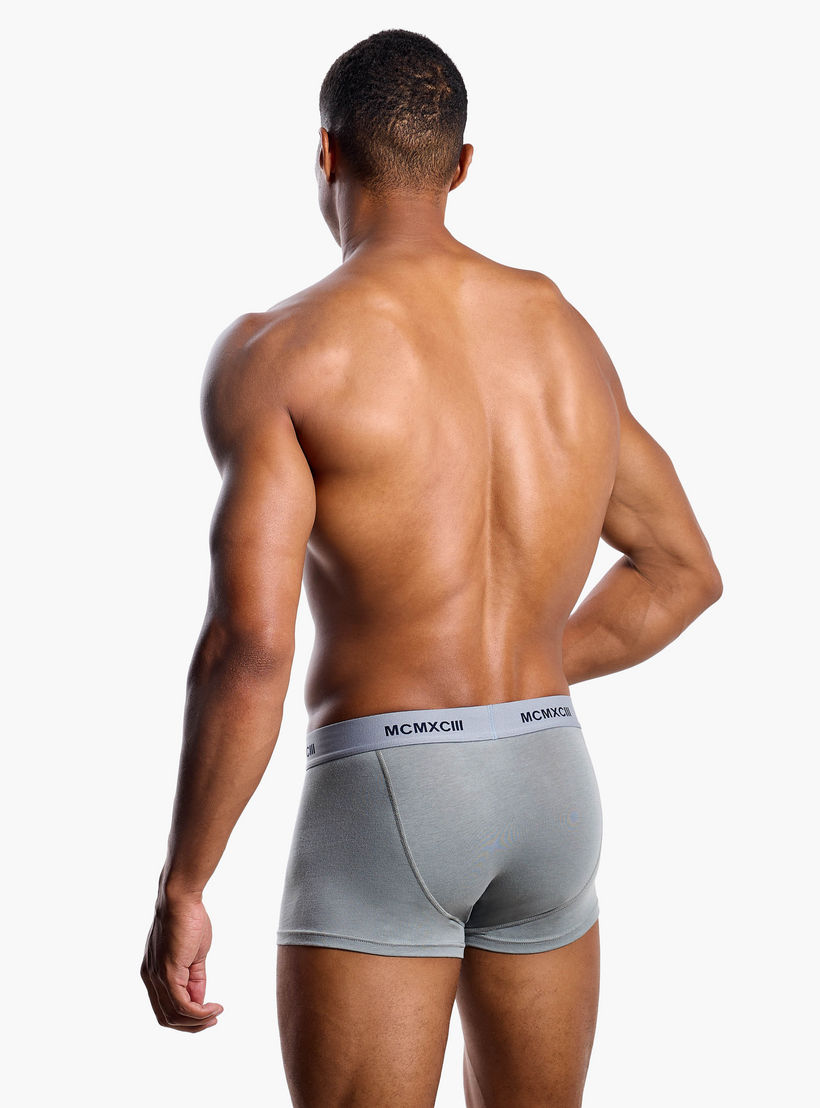سراويل ترانك هيبستر داخلية بخصر مطاطي وطبعات للرجال - طقم من 3-men-clothing-innerwear-underwear-image-4