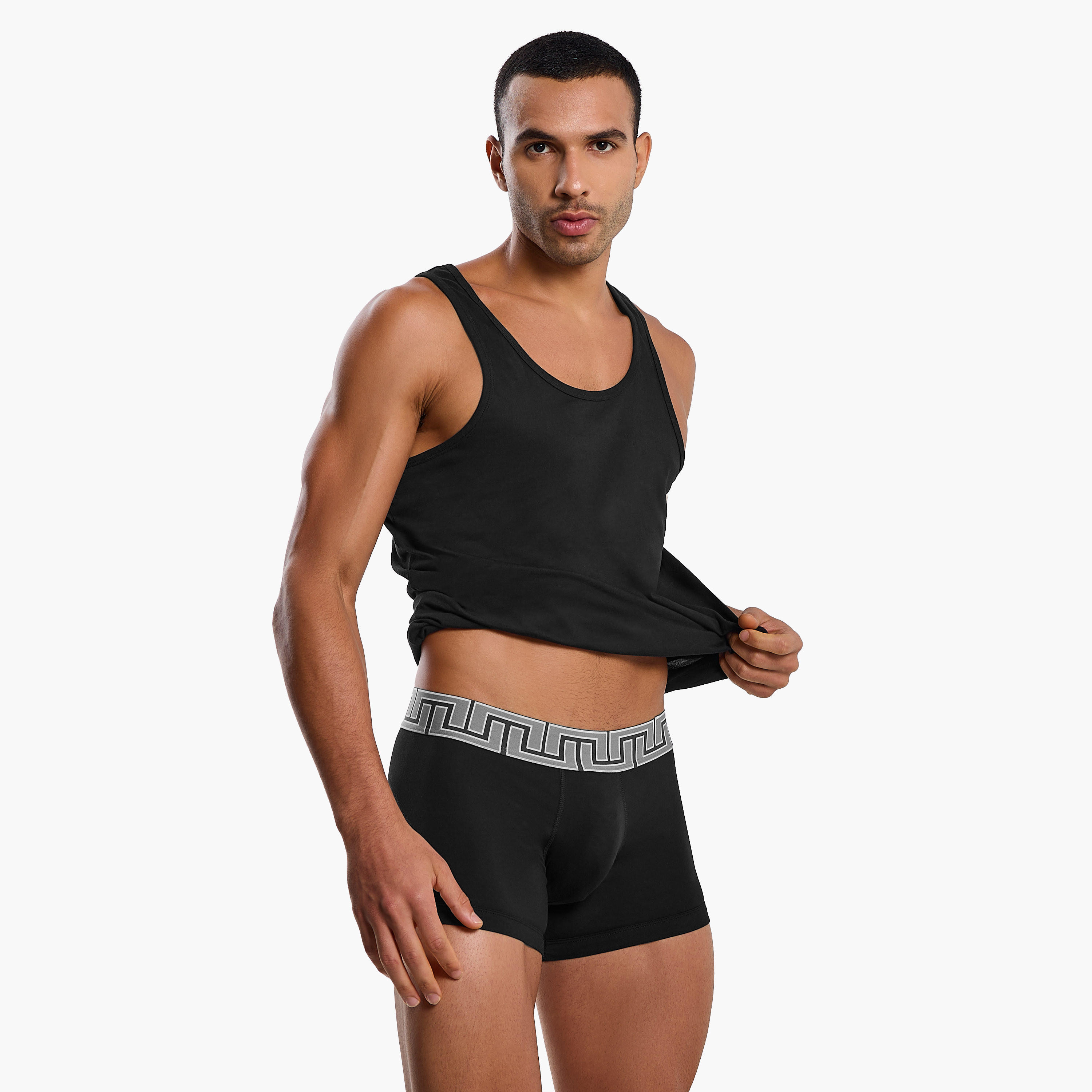 شورتات ترانك هيبستر قطن متنوعة - طقم من 3 قطع-men-clothing-innerwear-underwear-image-5