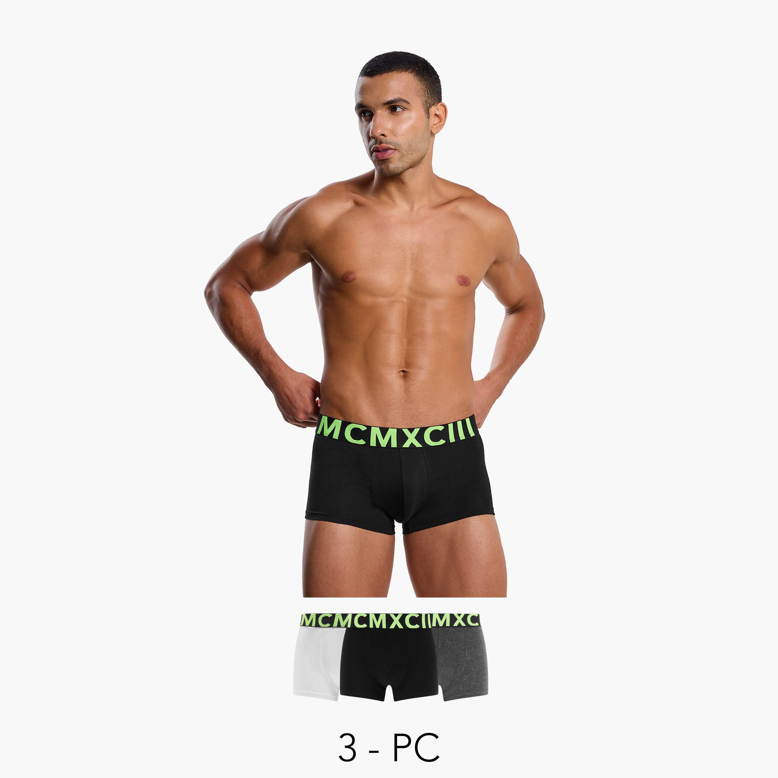 طقم سراويل بوكسر هيبستر قطن بطبعات - عبوة من 3 قطع-men-clothing-innerwear-underwear-image-1