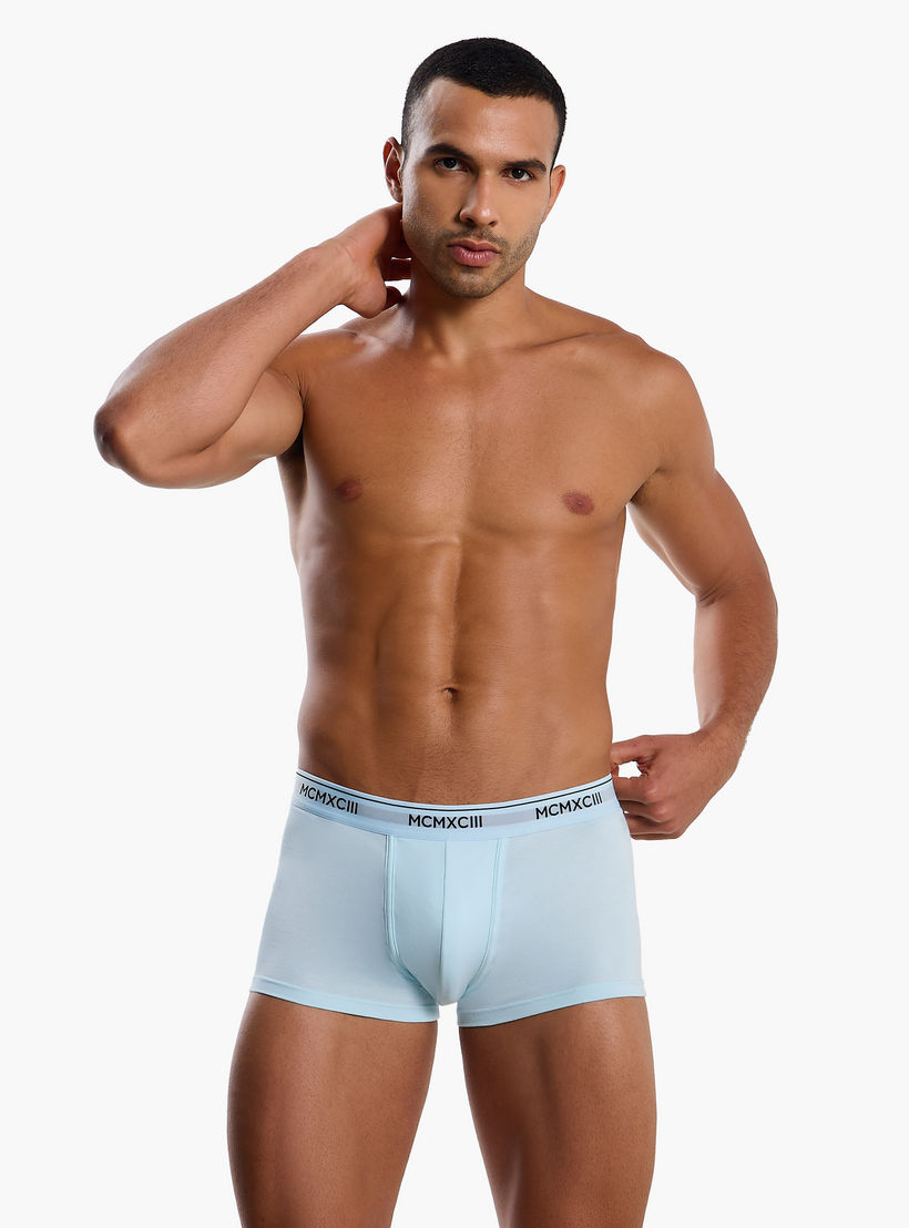 Men Printed Waistband Cotton Trunks - Pack of 3-men-clothing-innerwear-underwear-image-2