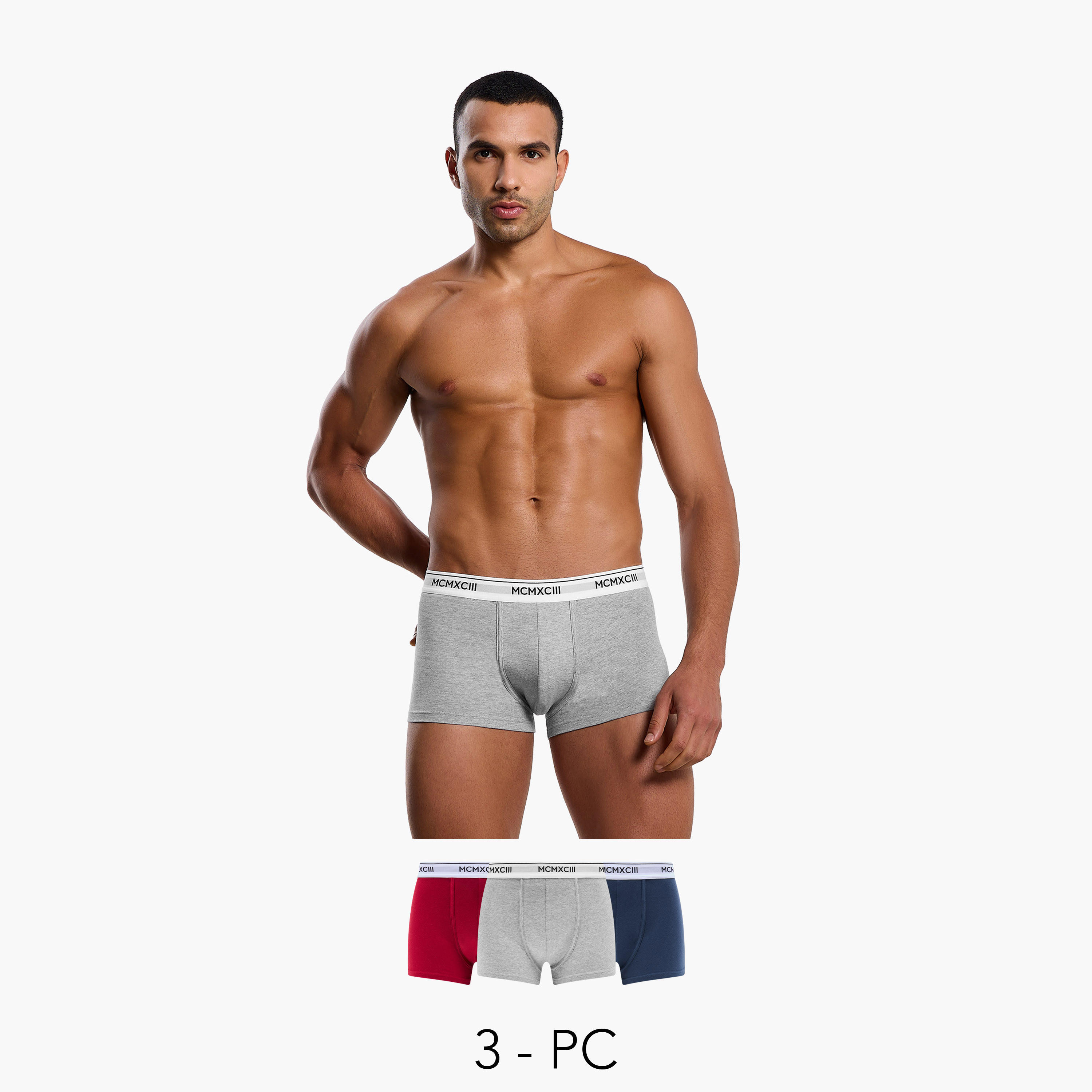 Men Printed Waistband Cotton Trunks - Pack of 3-men-clothing-innerwear-underwear-image-1