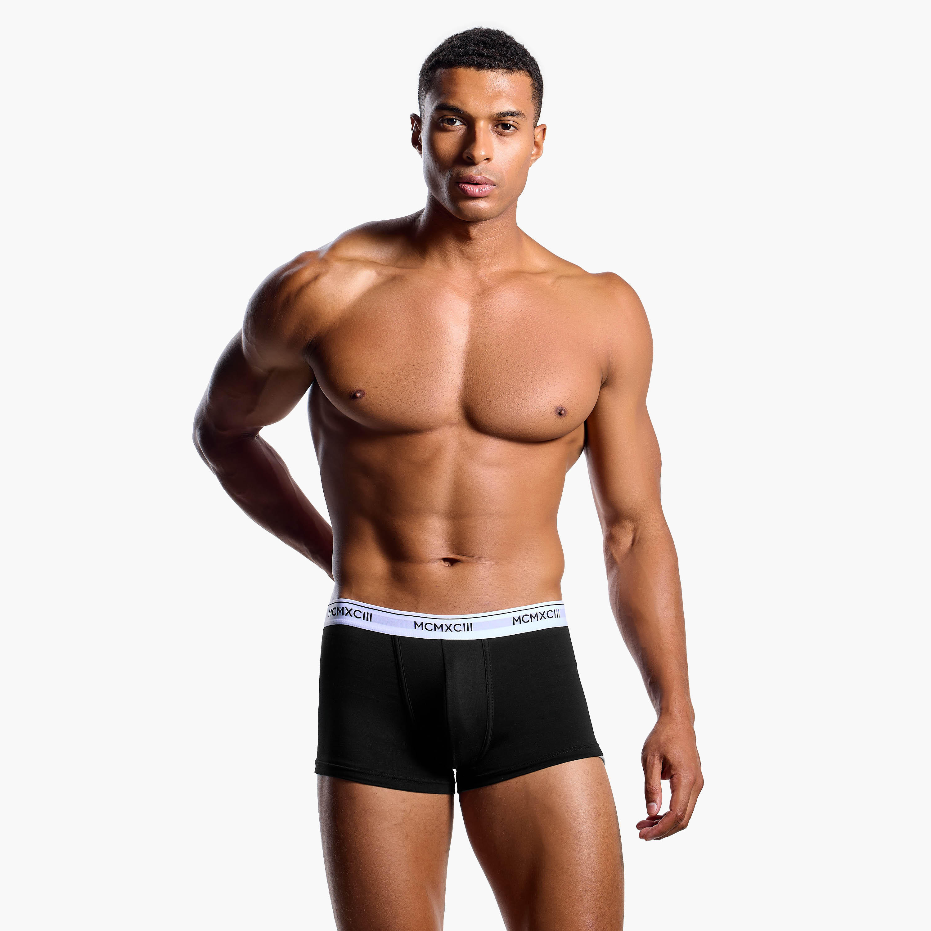 Men Printed Cotton Blend Trunks - Pack of 3-men-clothing-innerwear-underwear-image-2