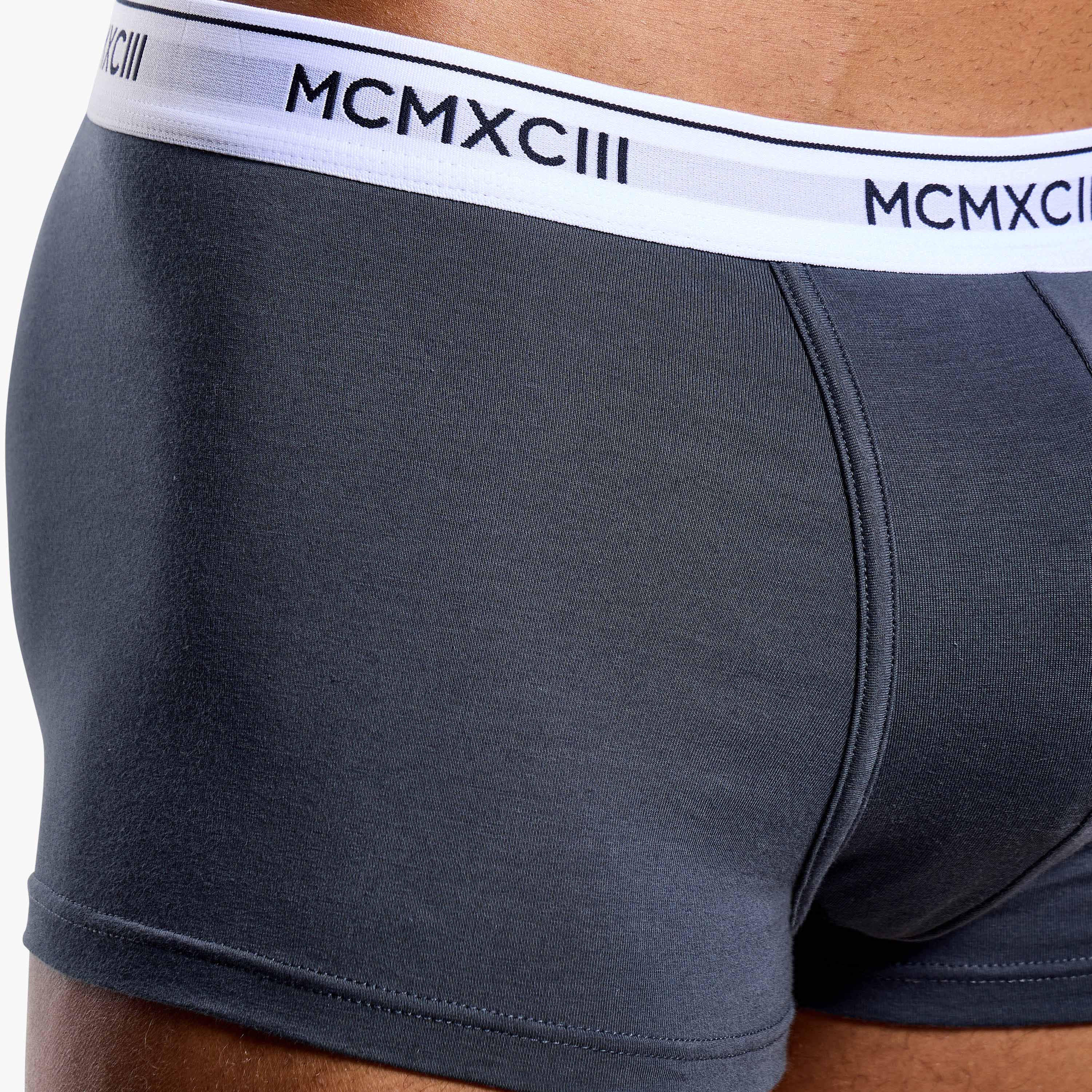 سراويل ترانك مزيج القطن بخصر بطبعات للرجال - طقم من 3-men-clothing-innerwear-underwear-image-6