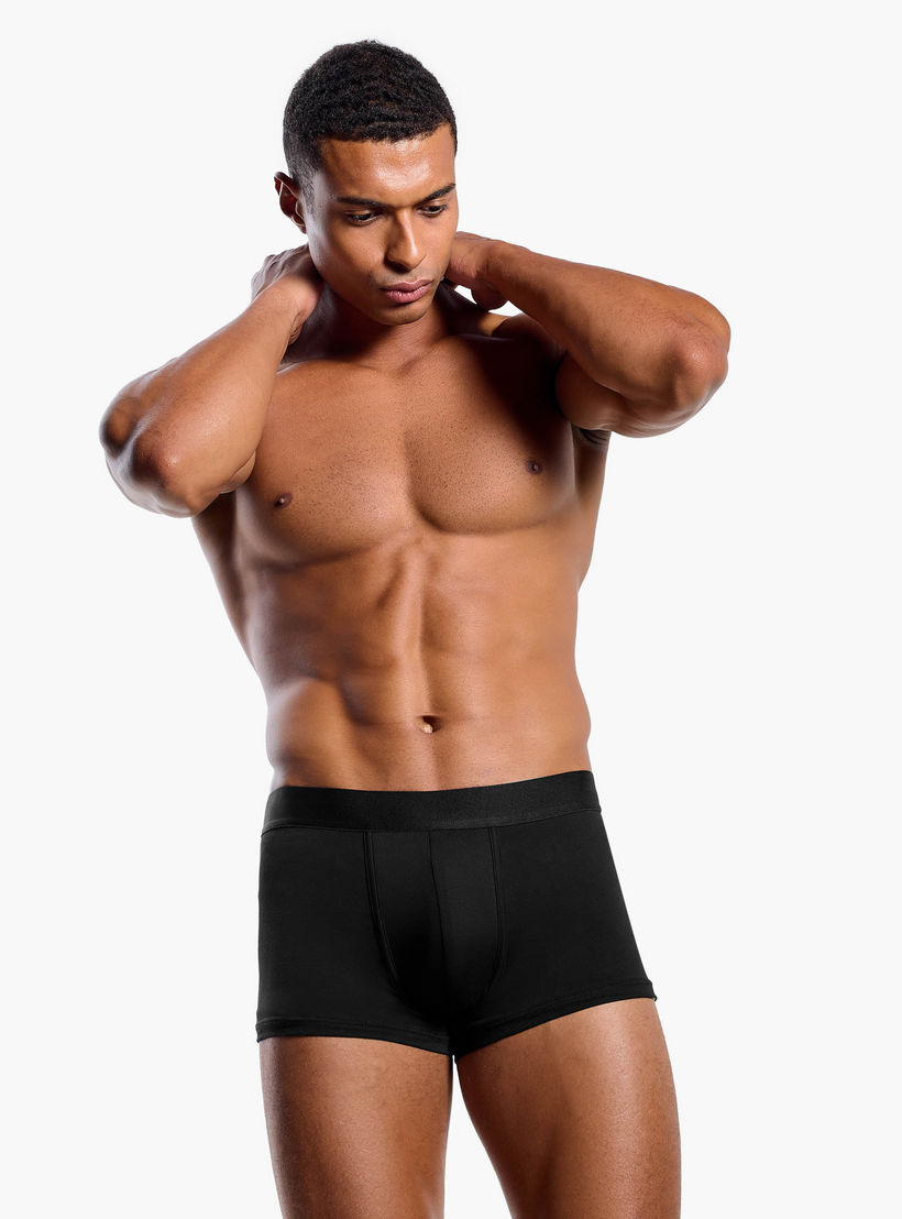 شورتات ترانك رجالي من مزيج القطن - عبوة من 3 قطع-men-clothing-innerwear-underwear-image-2