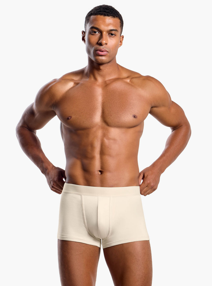 شورتات ترانك رجالي من مزيج القطن - عبوة من 3 قطع-men-clothing-innerwear-underwear-image-3