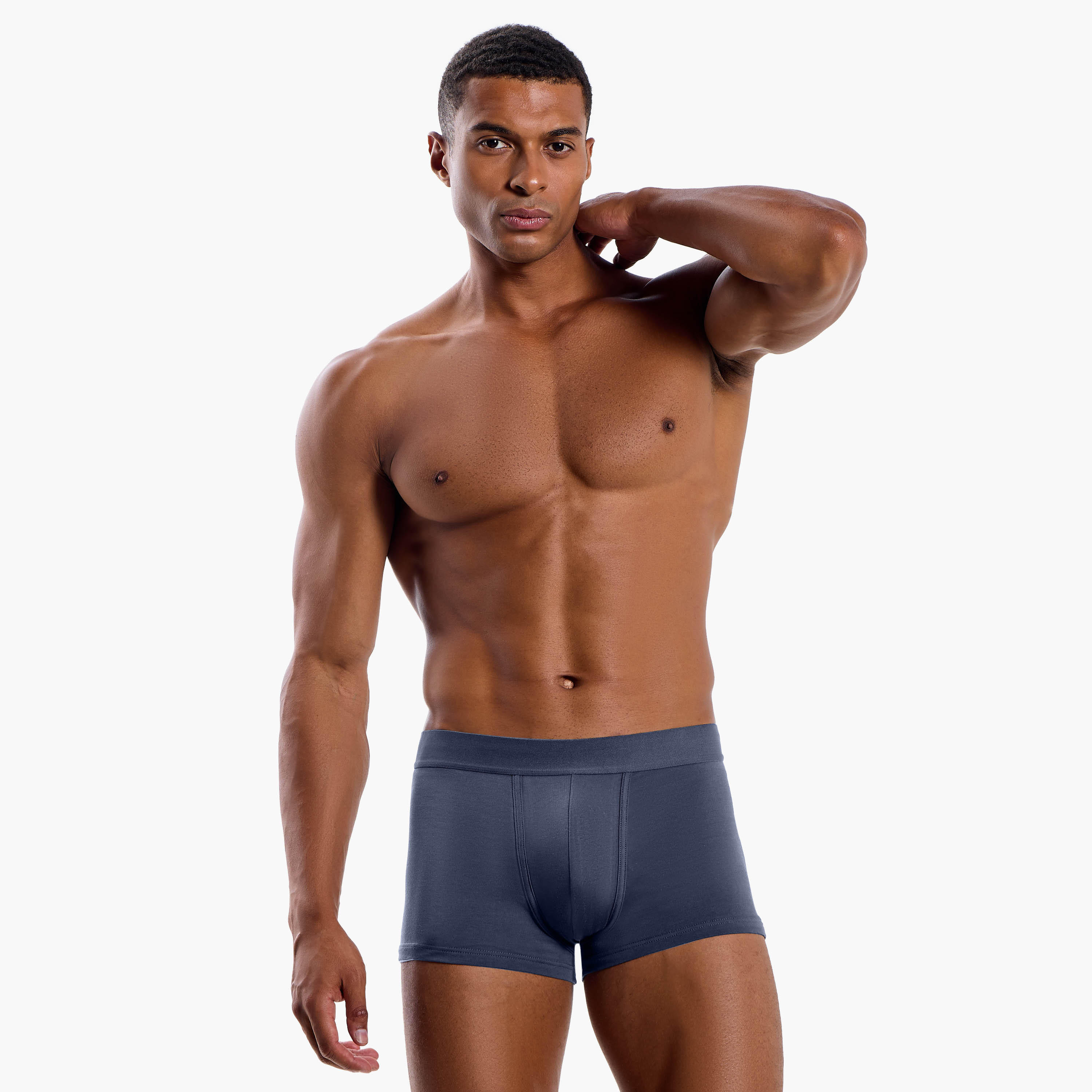 Men Cotton Blend Trunks - Pack of 3-men-clothing-innerwear-underwear-image-2