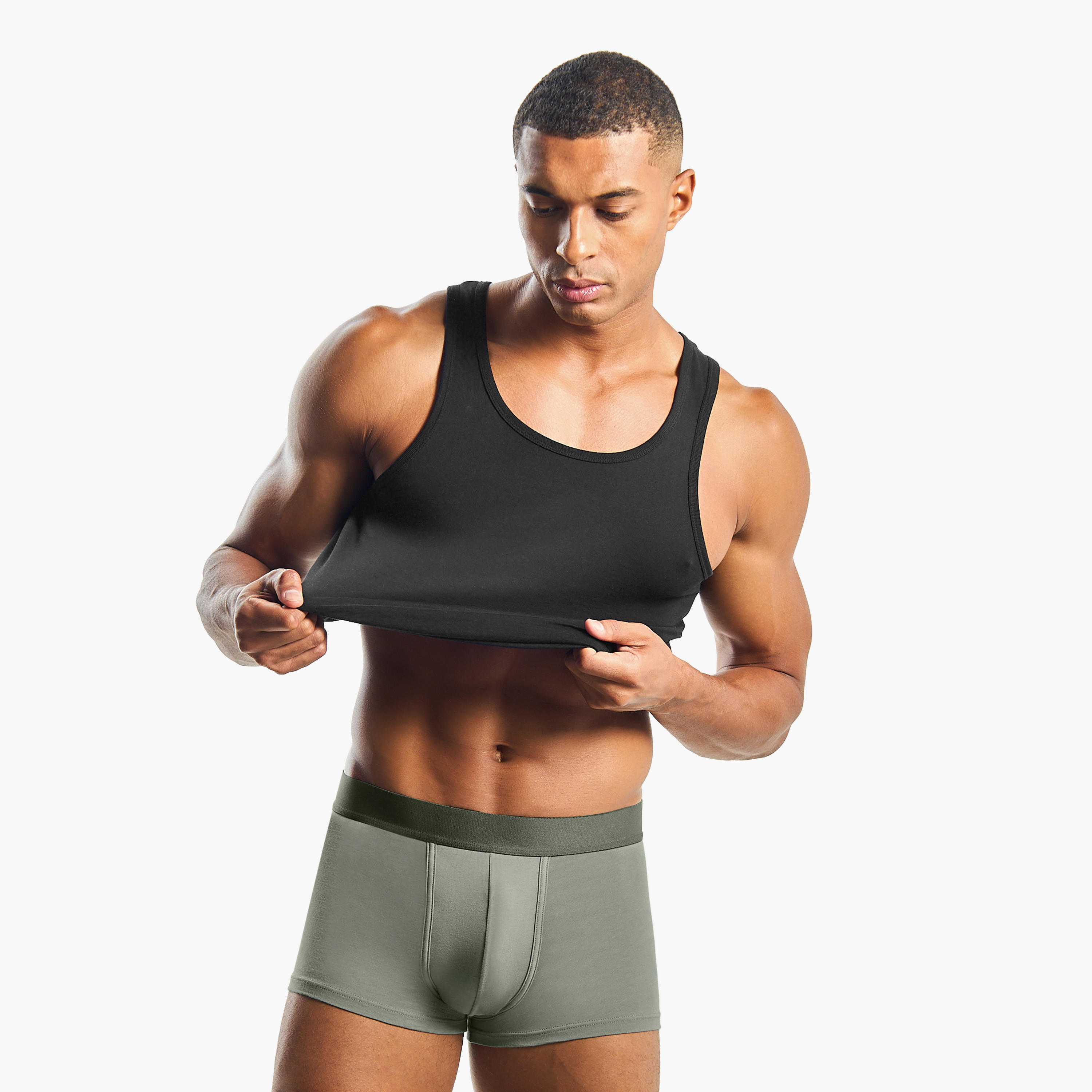 سراويل ترانك هيبستر داخلية قطن للرجال - طقم من 3-men-clothing-innerwear-underwear-image-6