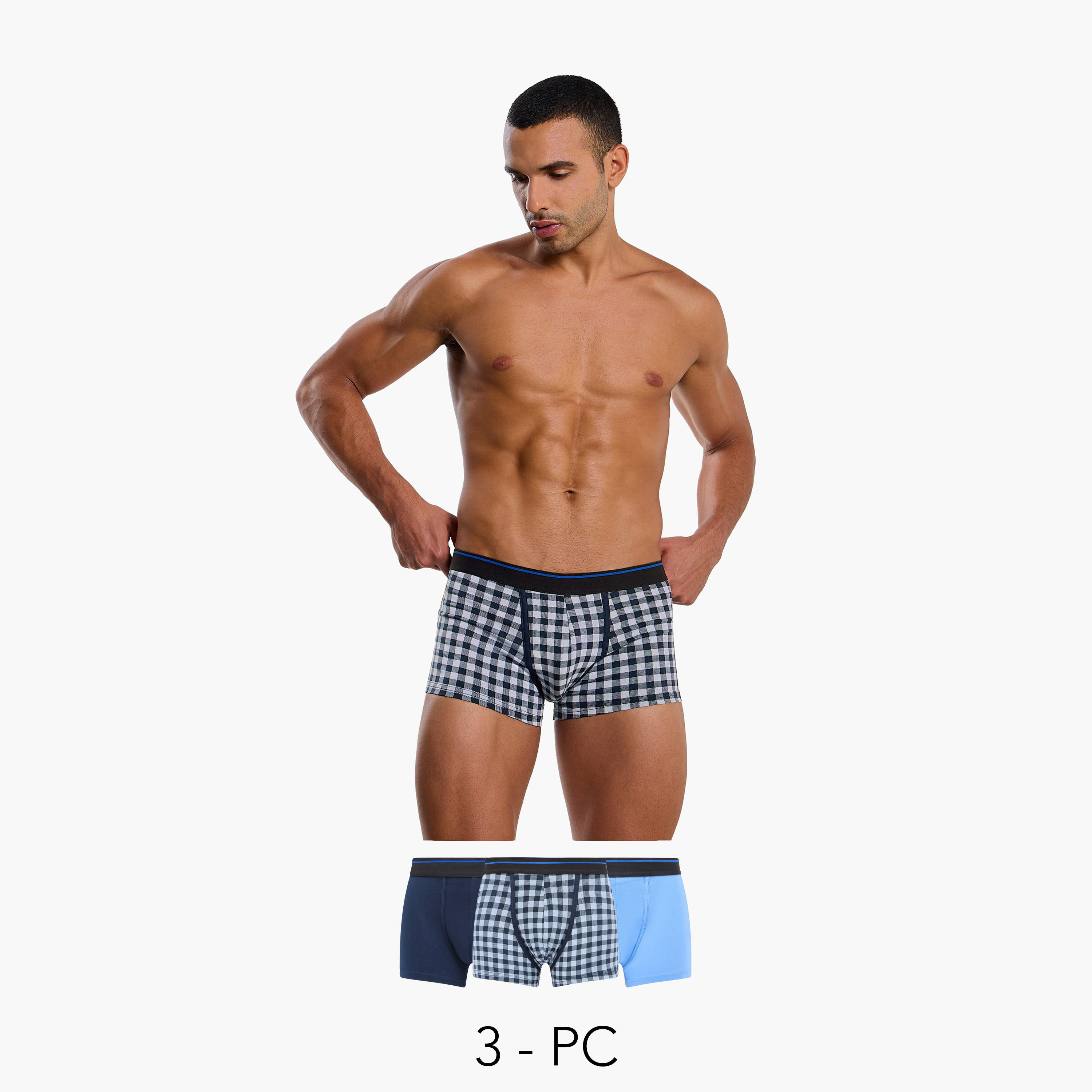 سراويل ترانك متنوعة للرجال - طقم من 3-men-clothing-innerwear-underwear-image-10