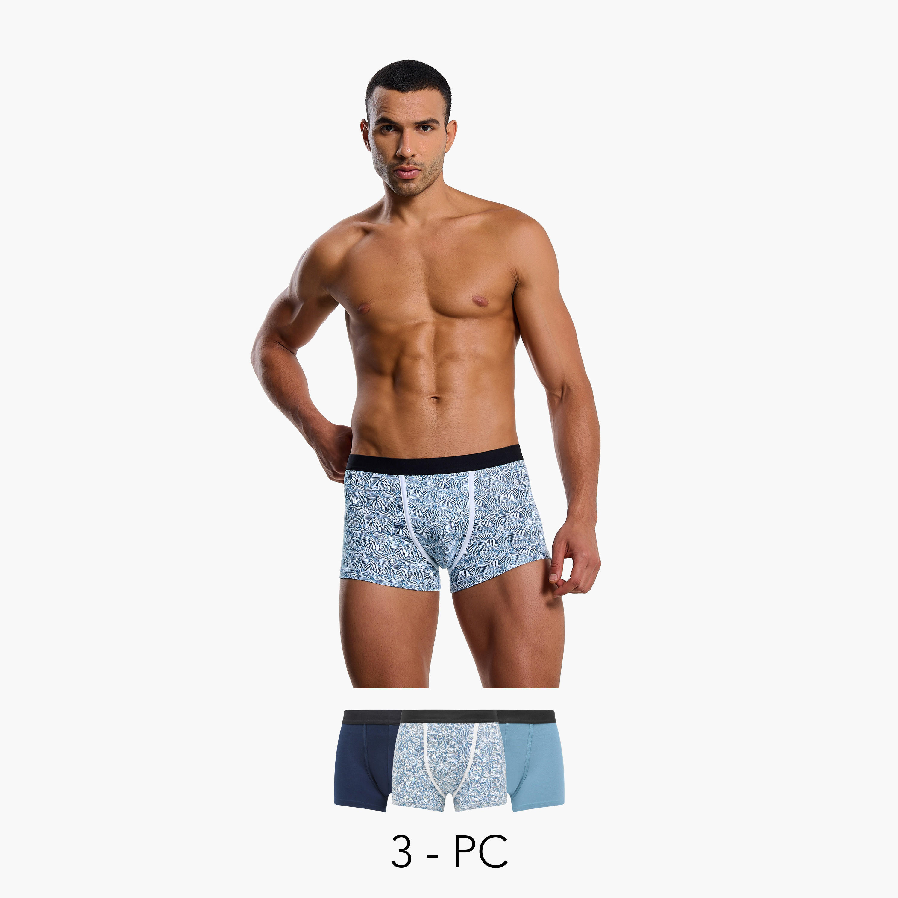 سراويل ترانك داخلية متنوعة للرجال - طقم من 3-men-clothing-innerwear-underwear-image-10