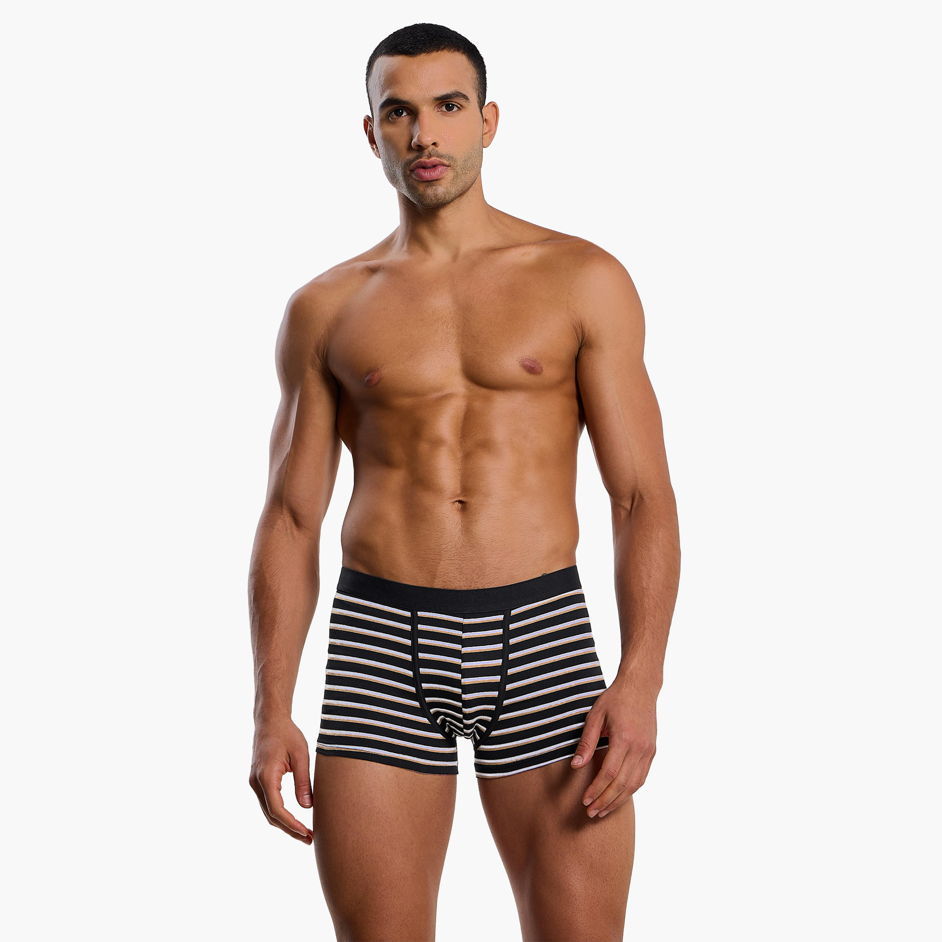 Men Assorted Trunks - Pack of 3-men-clothing-innerwear-underwear-image-2